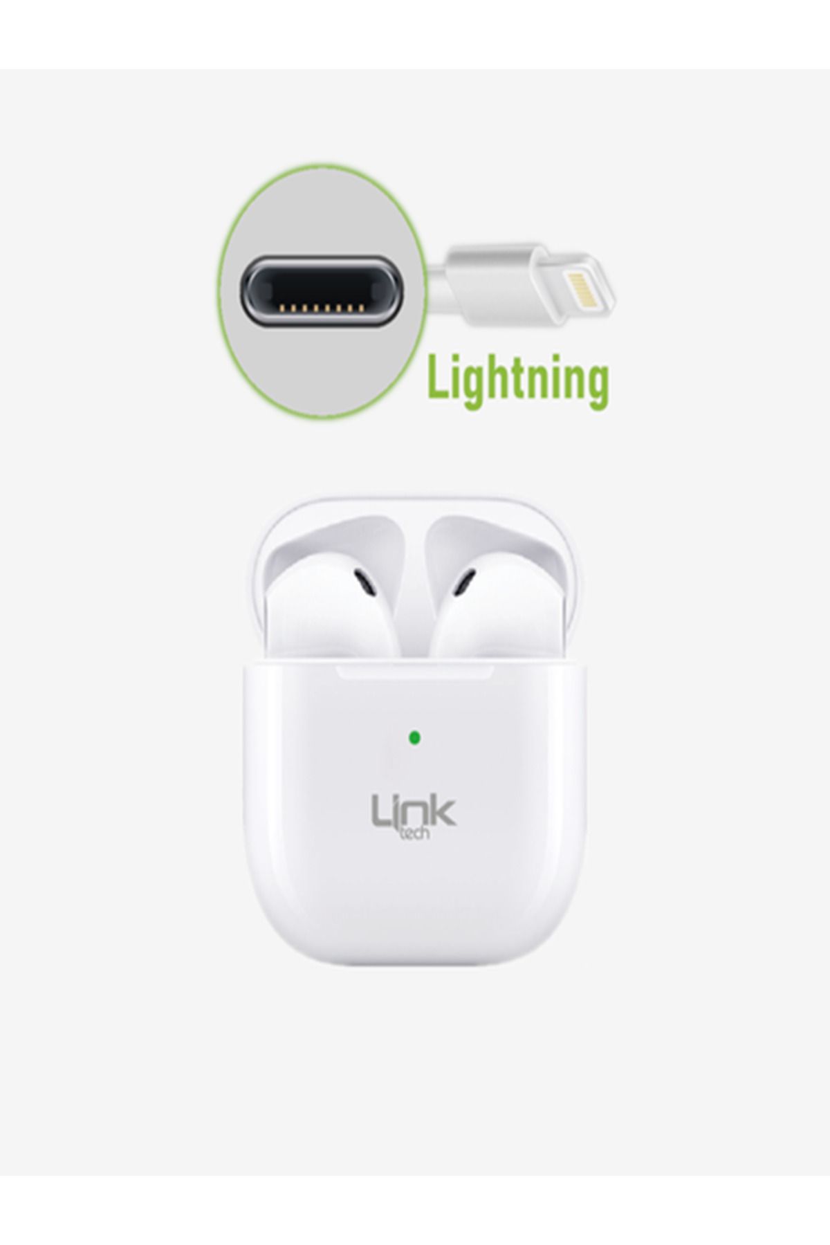 intoku AP01 Smartpods Tws 5.3 Bluetooth Kulaklık / Lightning İphone Uyumlu