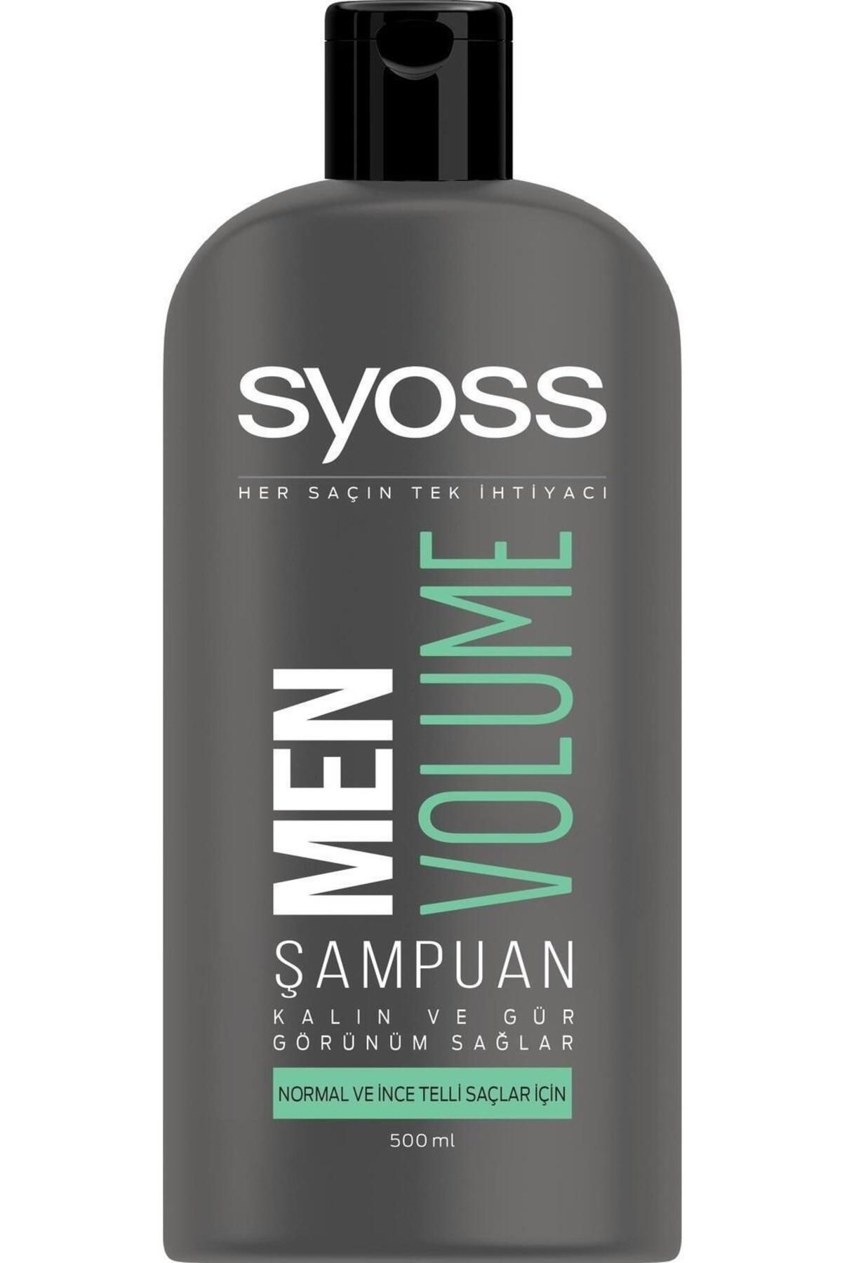 Syoss Men Şampuan Volume Normal Ve Ince Telli Saçlar Için 500 ml