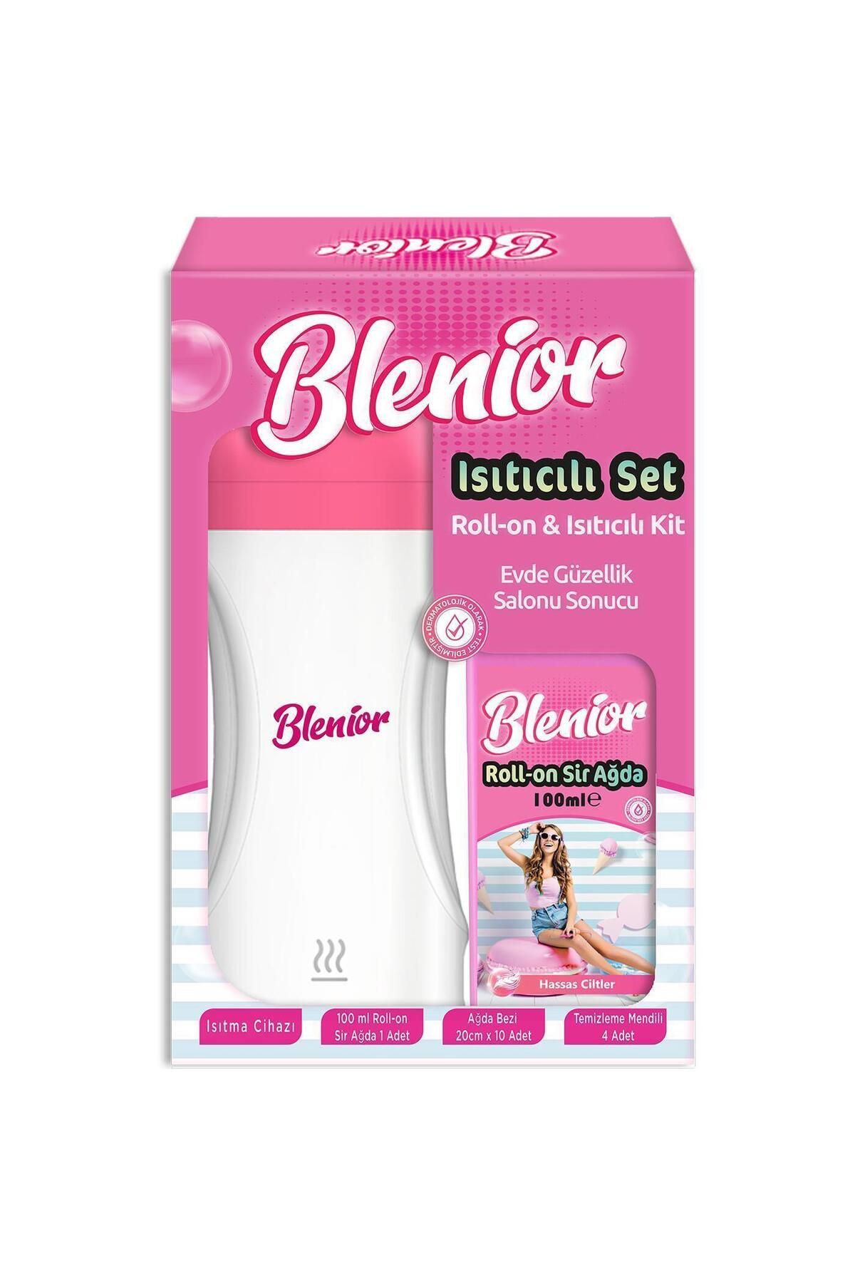 Blenior Isıtıcılı Set Roll On Ağda Makine Seti