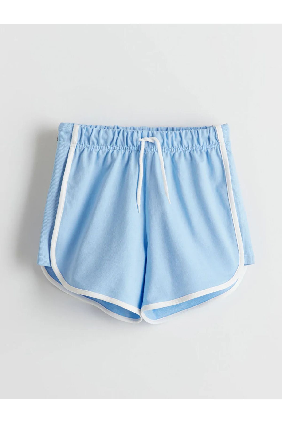 LC Waikiki LCW Kids Yeşil Beli Lastikli Kız Çocuk Şort