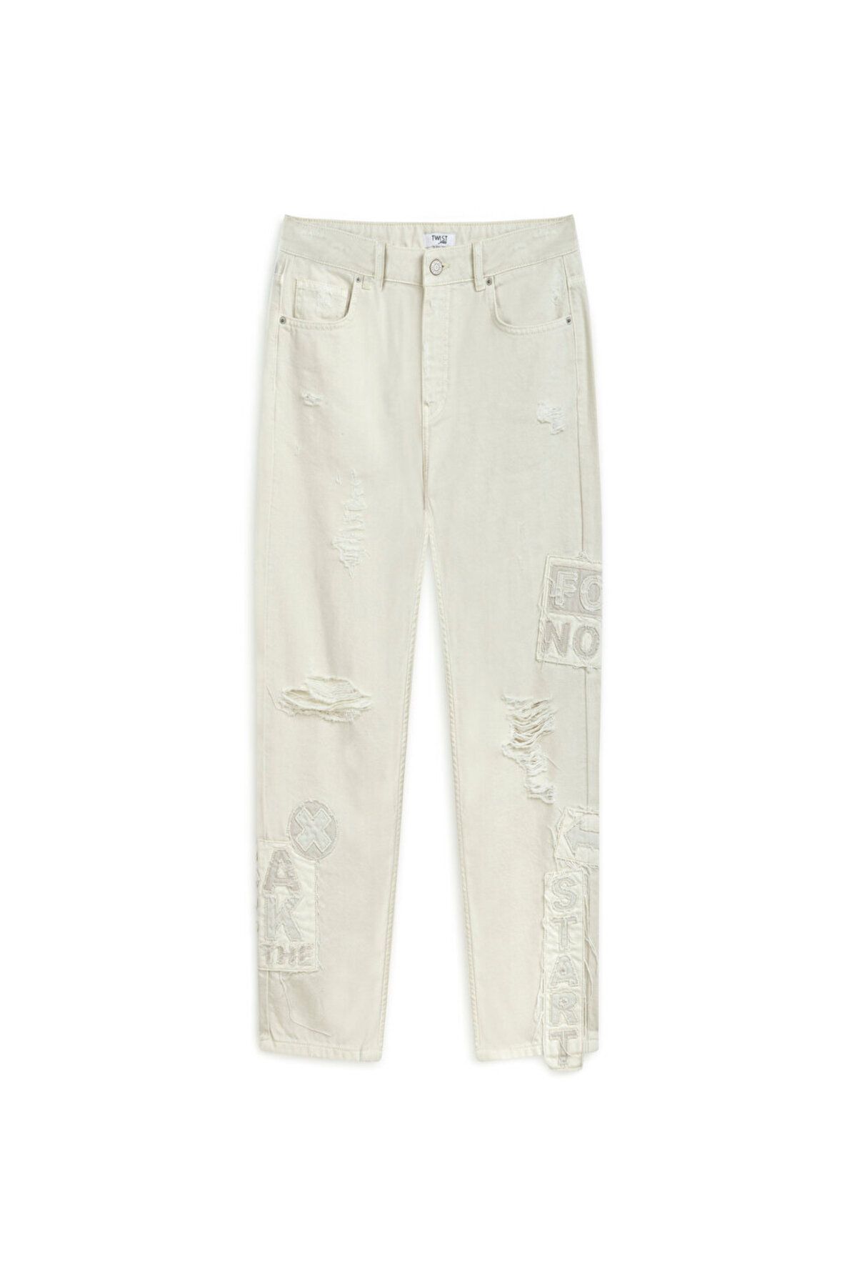 Twist Patch'li Jean Pantolon