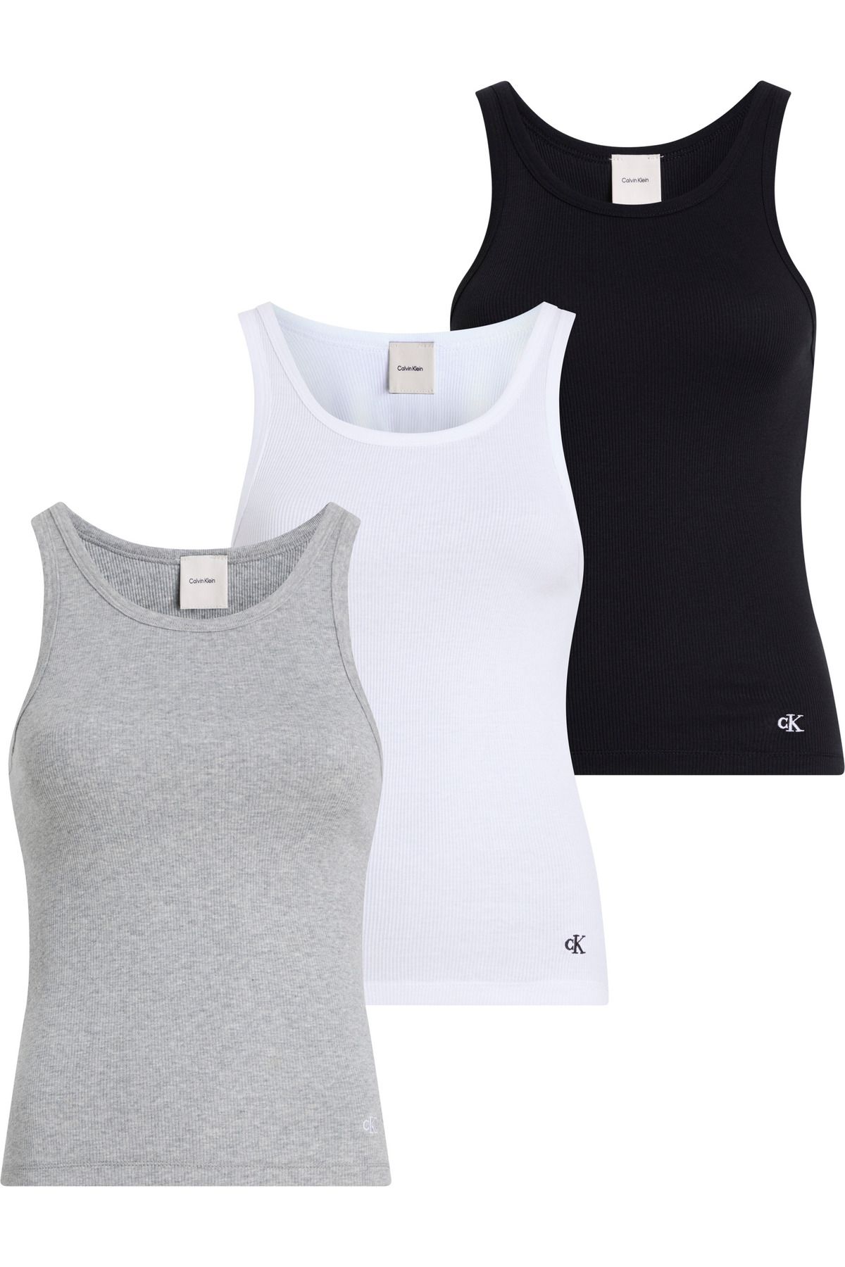 Calvin Klein SCOOP NECK COTTON TANK 3PK Atlet
