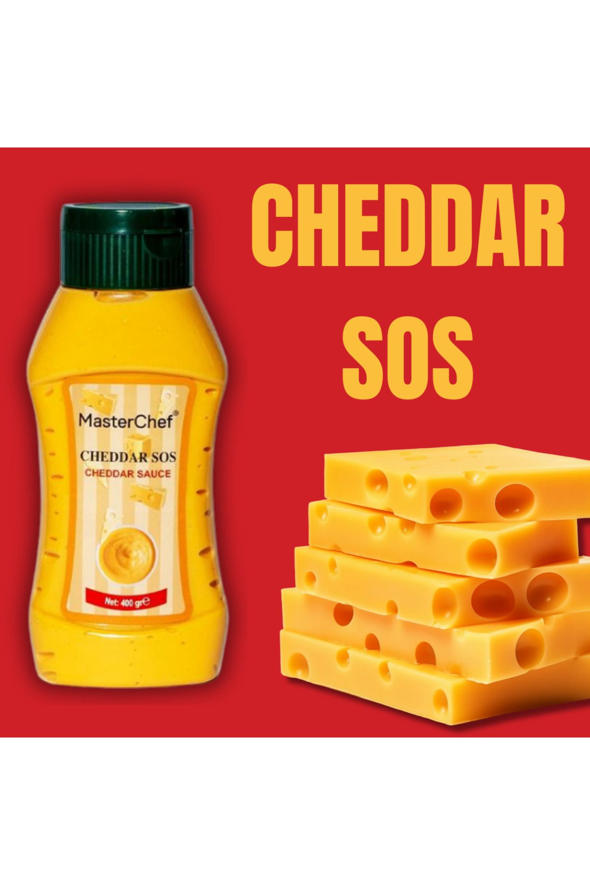 Masterchef Cheddar Sos 400 gr 12 Adet