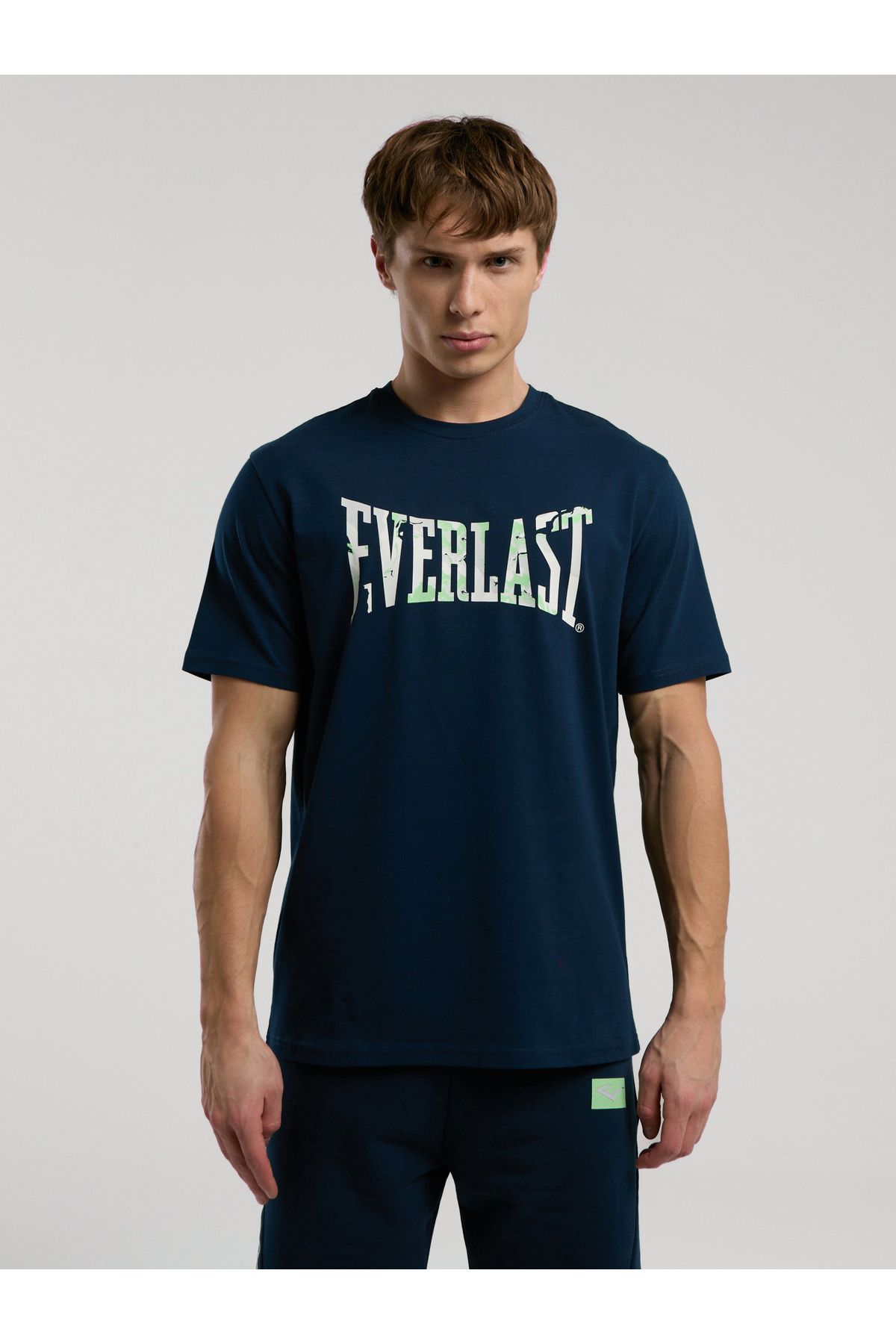Everlast Boxing Club Logo Lacivert Erkek Tişört