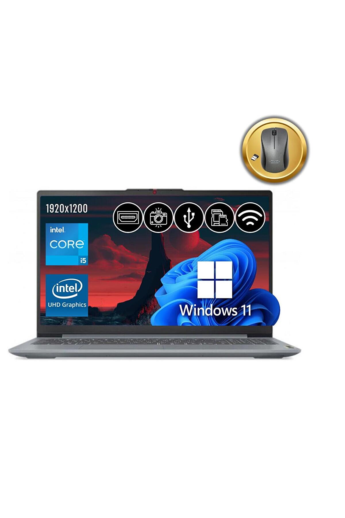 Ideapad Slım 3  I5-12450H 8GB 512GB M.2 SSD 83ES0033TR ATL25 16