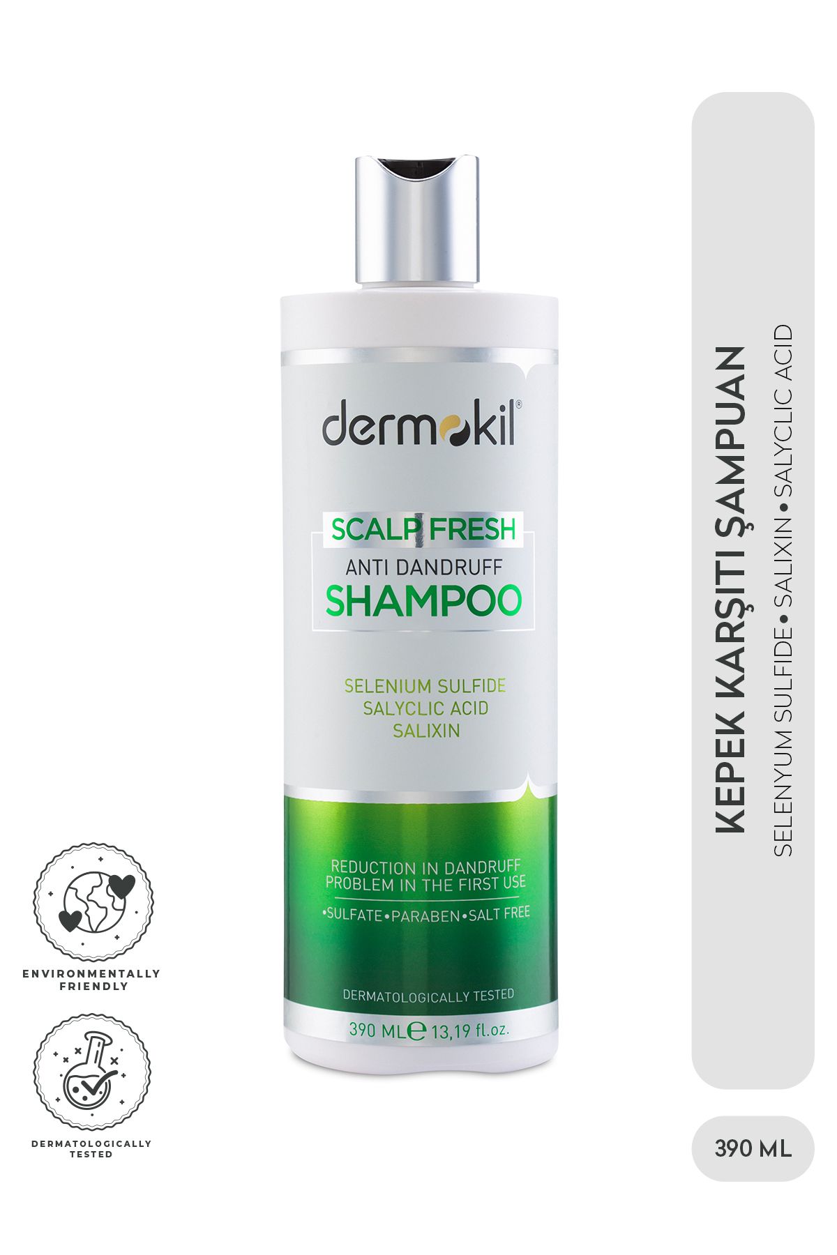 Dermokil Scalp Fresh Kepeğe Karşı Şampuan 390 ml