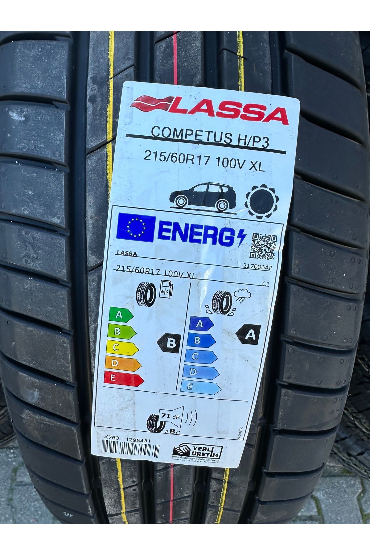 Lassa 215/60R17100V XL H/P3 COMPETUS LASSA (2025)