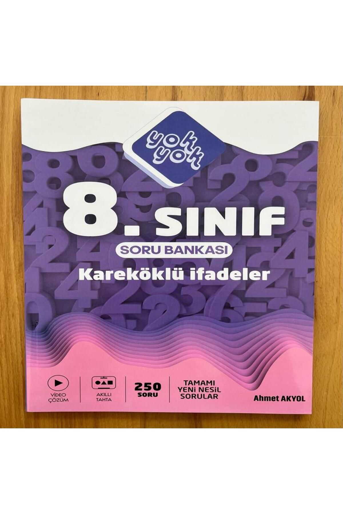YOK YOK YAYINLARI 8.SINIF MATEMATİK SORU BANKASI KAREKÖKLÜ İFADELER