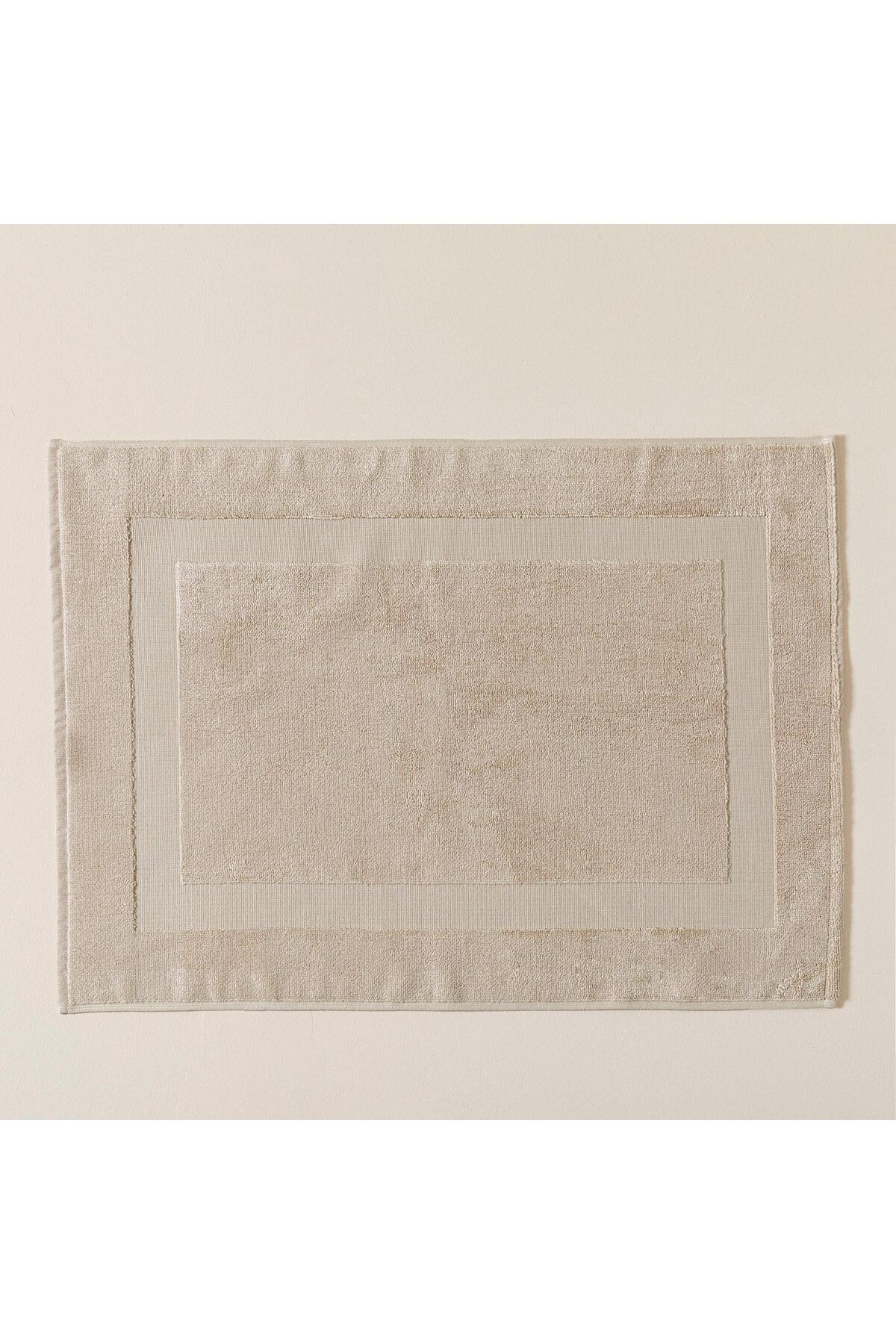 Chakra Frame Ayak Havlusu 50x70 cm Bej