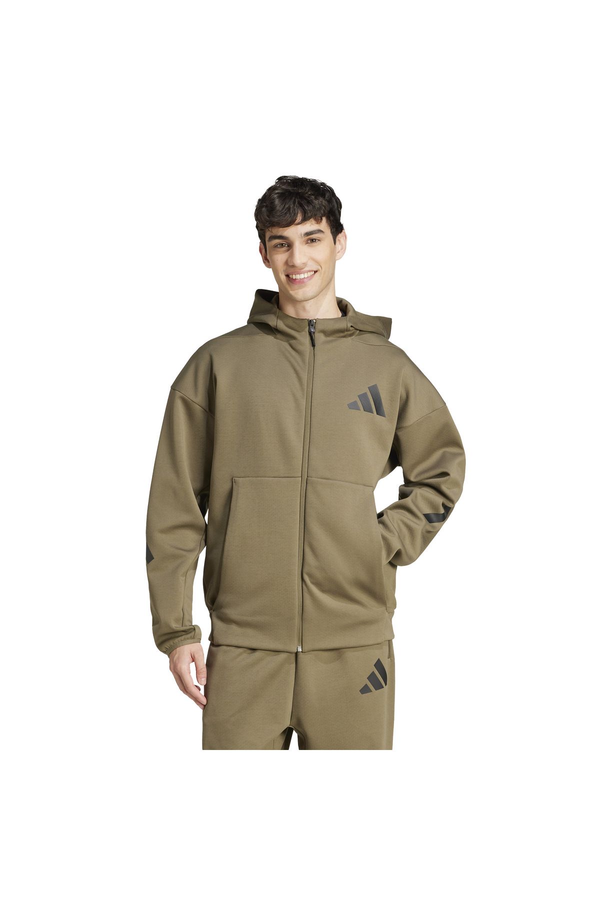 adidas M Z.n.e. Fz Eşofman Üstü Yeşil Jd2910
