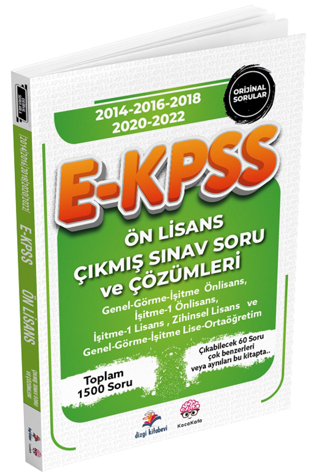 Dizgi Kitap 2024 Ekpss Ön Lisans Çıkmış Sorular Son 5 Sınav Çözümlü Yayınları