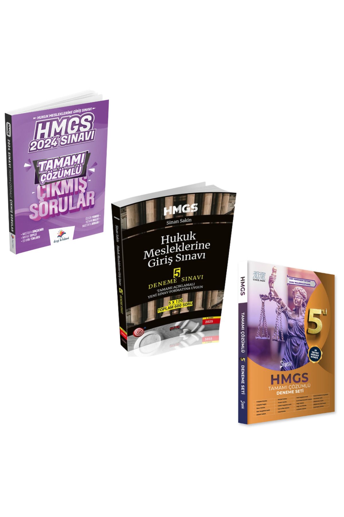 Dizgi Kitap 2025 HMGS Hukuk Mesleklerine Giriş Sınavı 3'lü Set
