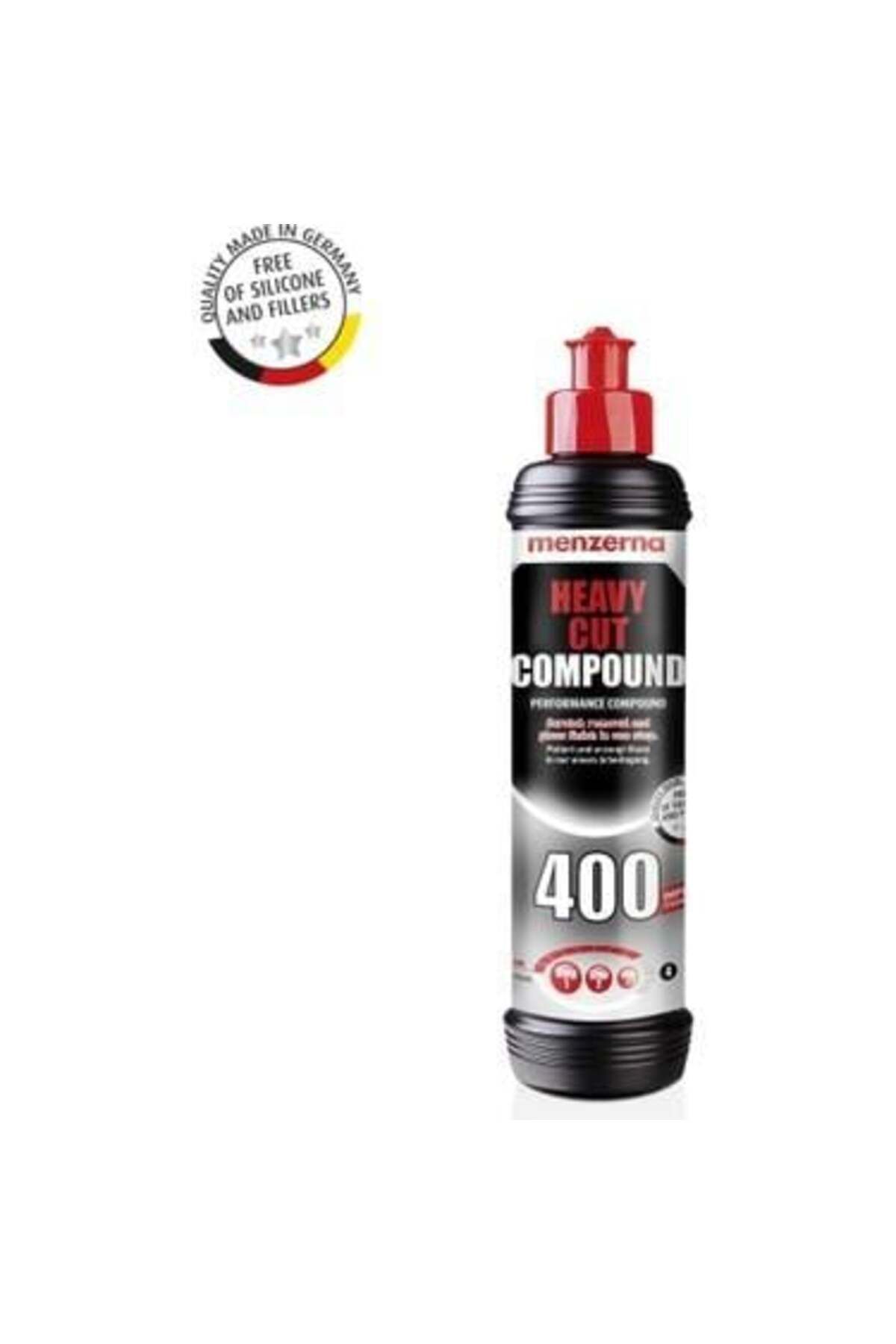 Menzerna Yeni 400 Heavy Cut Ağır Çizik Giderici Kalın Pasta 250 ml