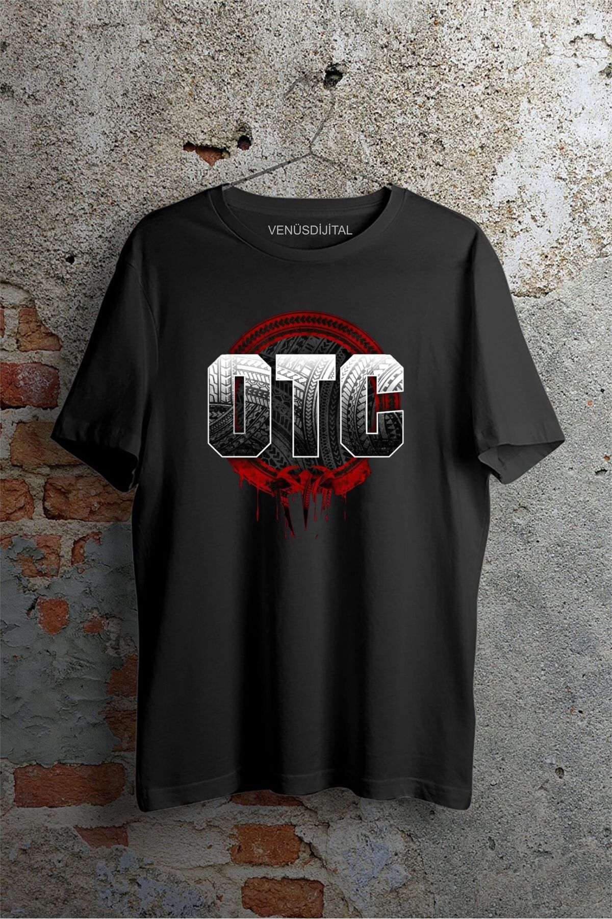venüsdijital OTC Roman Reigns Wwe Dövüş Gym Fight Spor Baskılı Unisex T-shirt