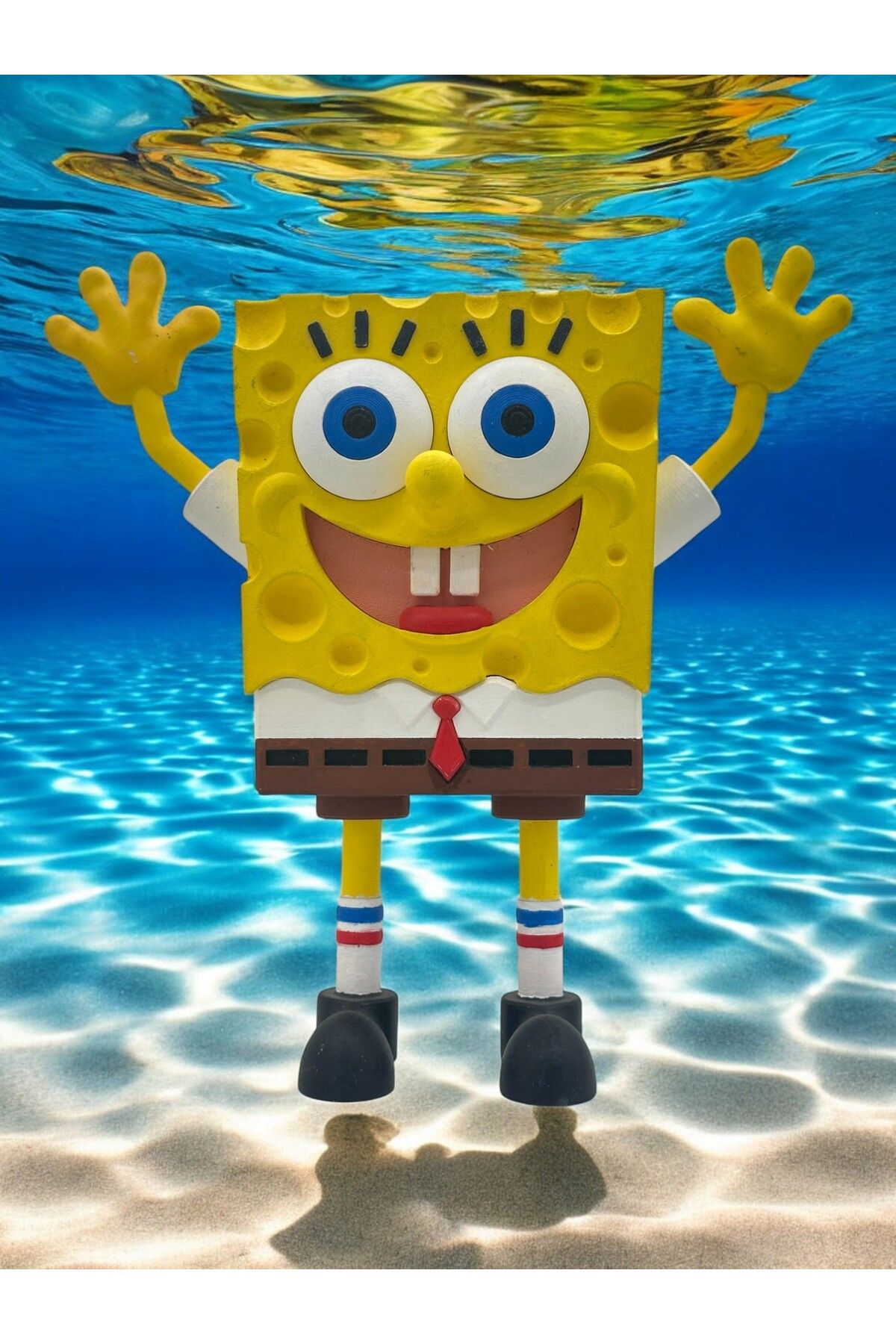 Icelayers Sünger Bob Kare Pantolon 26 Cm –s pongebob-  Kim ananasın içinde yaşar? Sünger Bob Kare Pantolon!