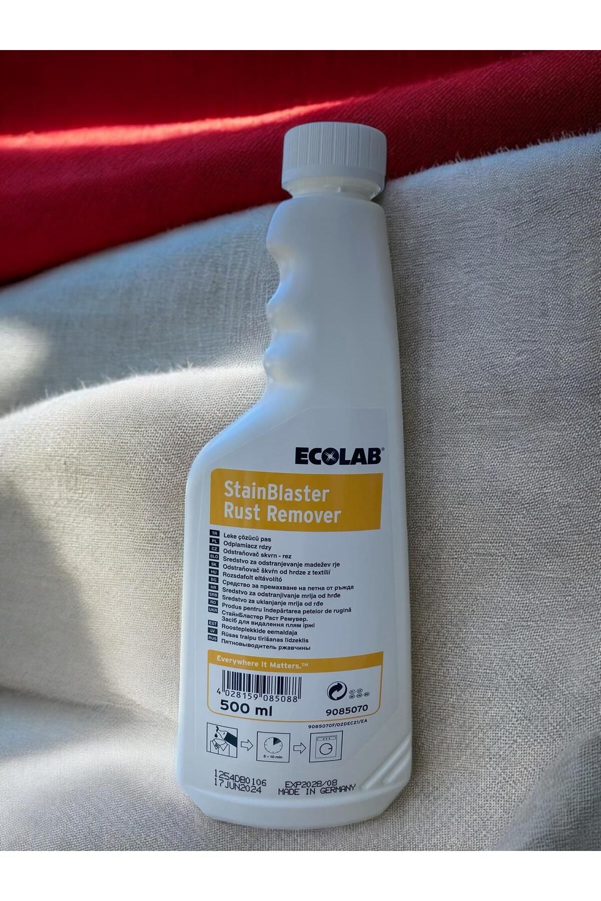 Ecolab Stainblaster Rust Remover Çamaşır Pas Temizleyici 500 ml