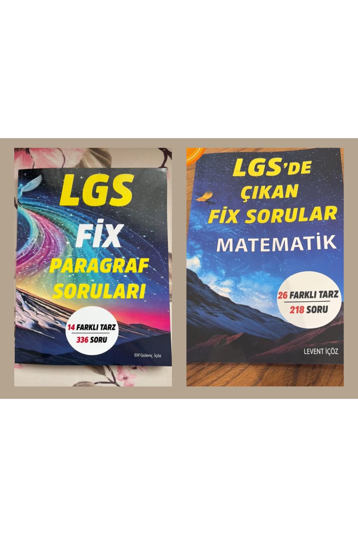LEVENT İÇÖZ YAYINLARI Fix sorular matematik ve paragraf seti