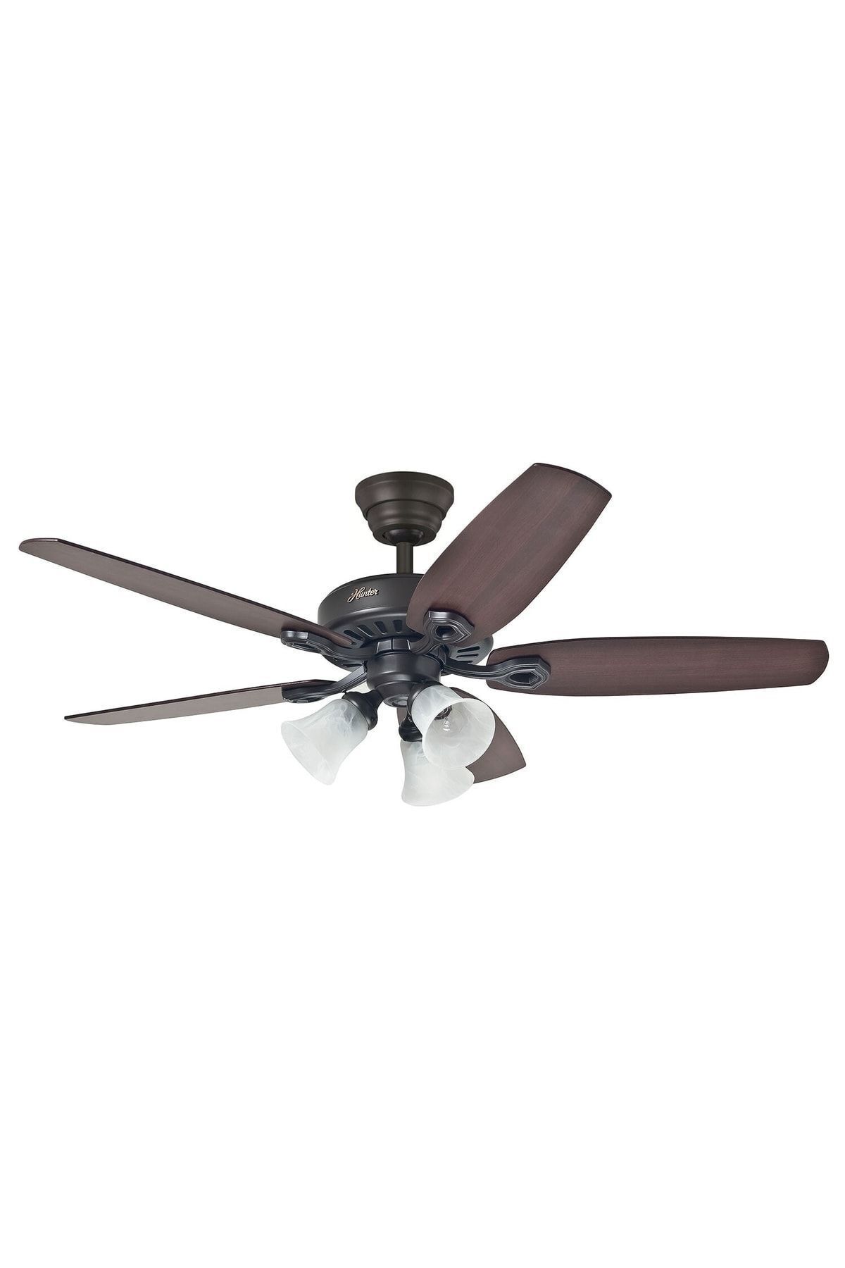 Hunter Fan Builders Plus Çağdaş Bronz- 132 Cm. Aydınlatmalı Tavan Vantilatörü