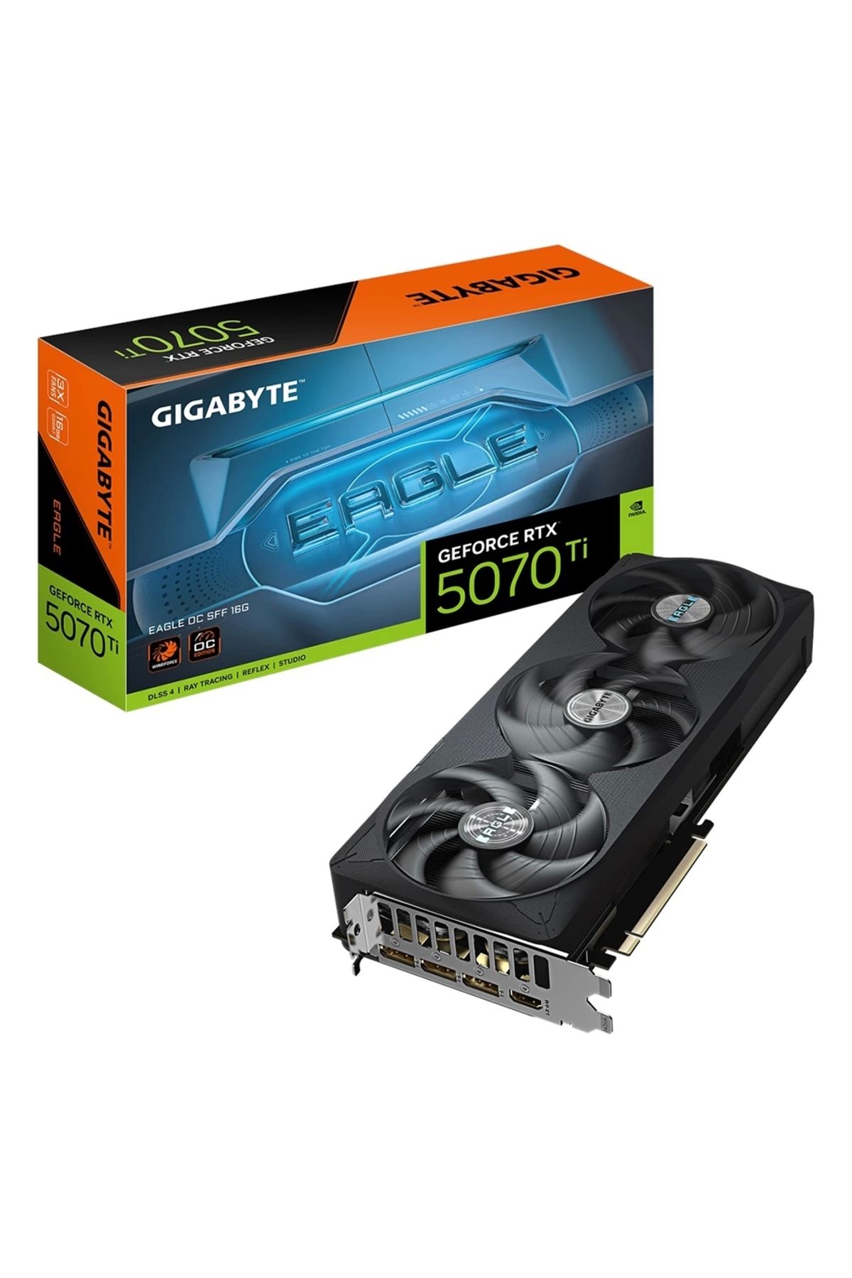 Gigabyte Geforce Rtx 5070 Ti Eagle Oc Sff 16gb Dlss 4 256 Bit Gddr7 Ekran Kartı