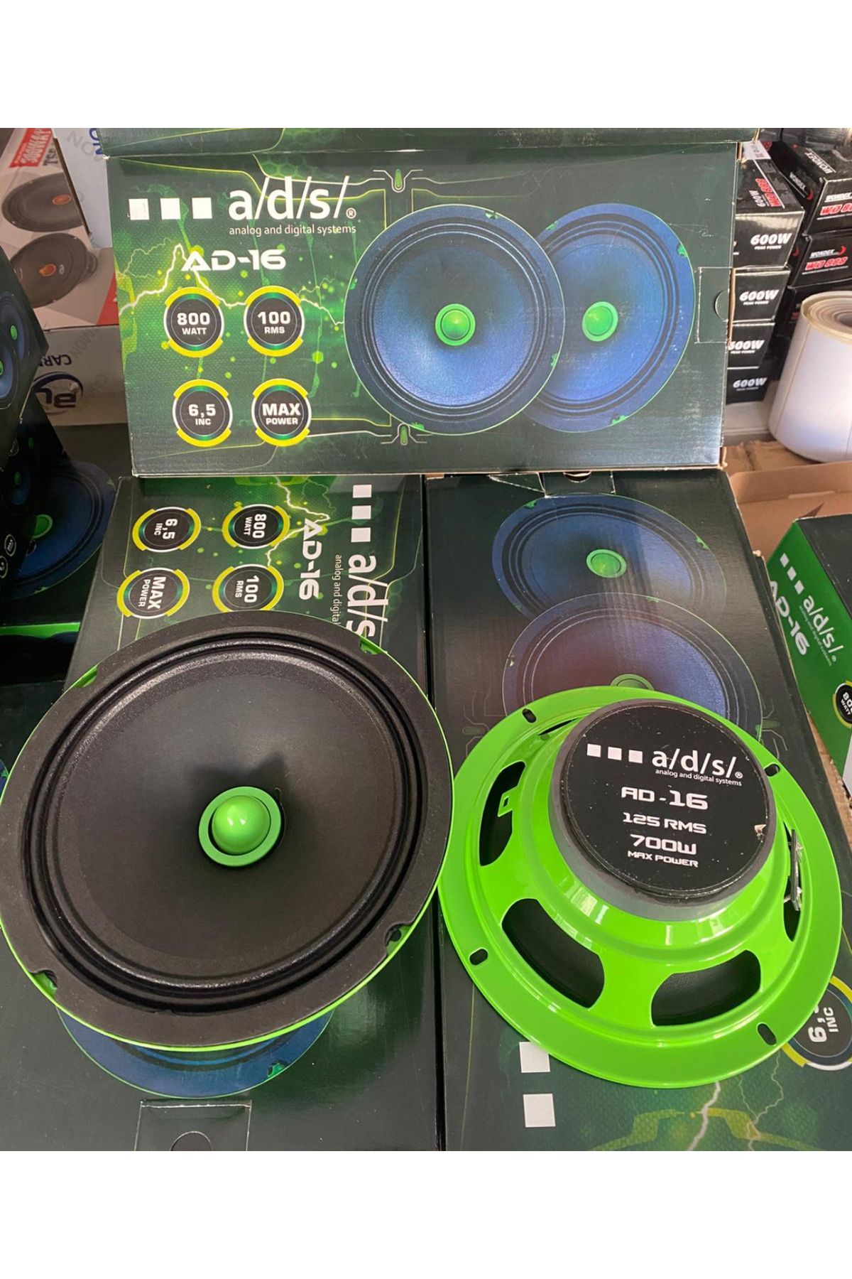 HİFİAUDİO Ads Yerli Üretim 16 Cm Midrange Hoparlör Takımı
