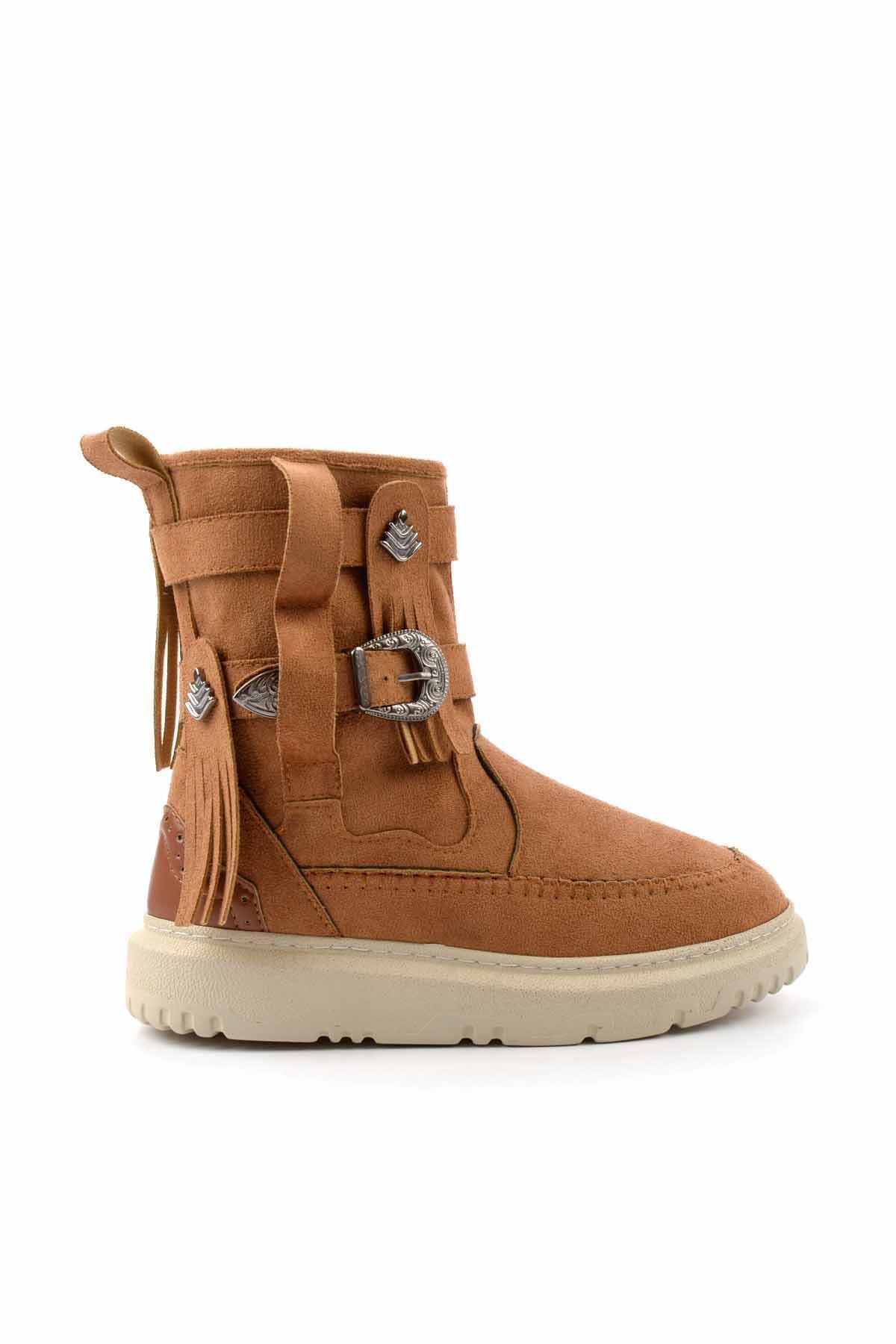Bambi Taba Kadın Bot & Bootie K02991031502