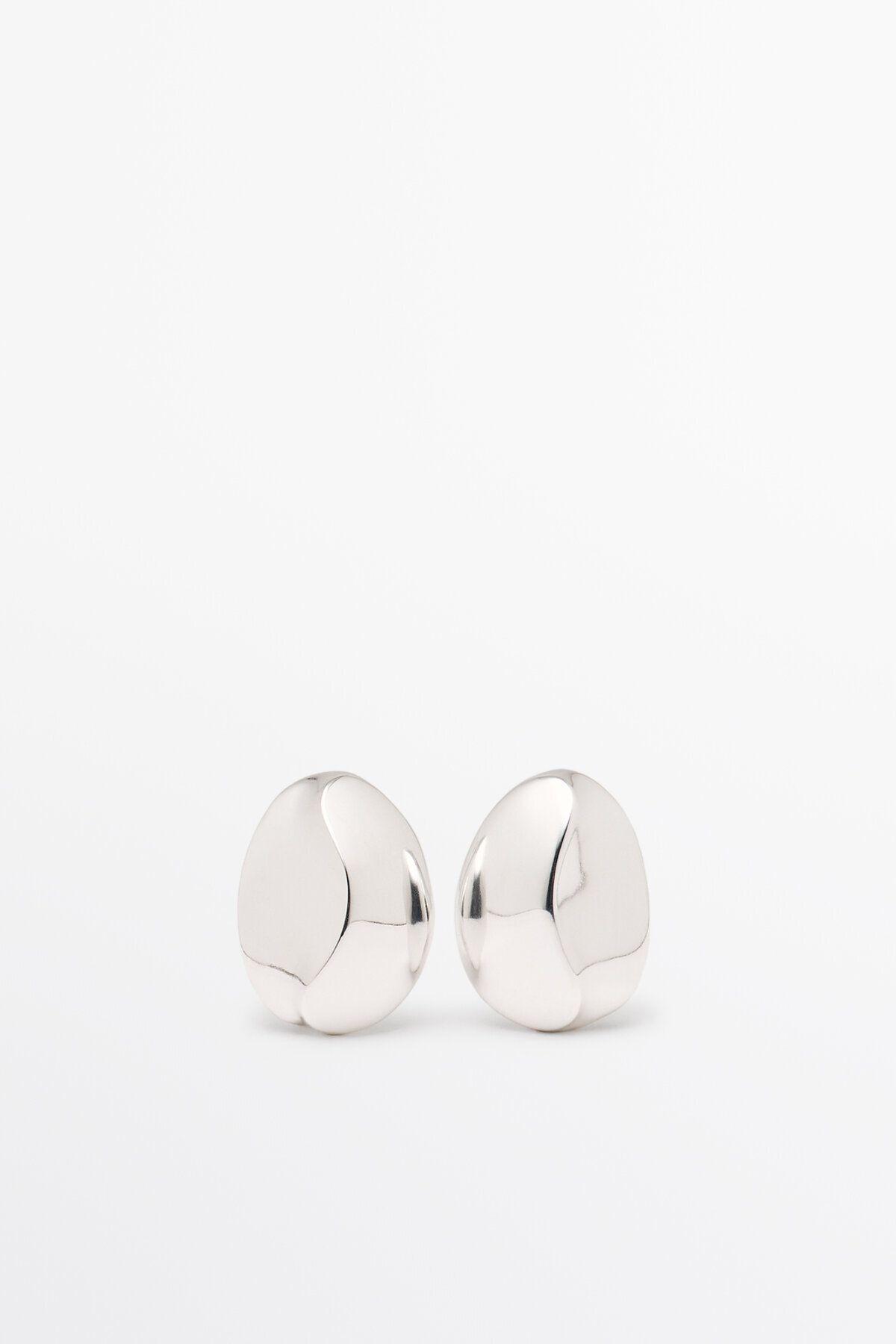 Massimo Dutti Oval küpeler