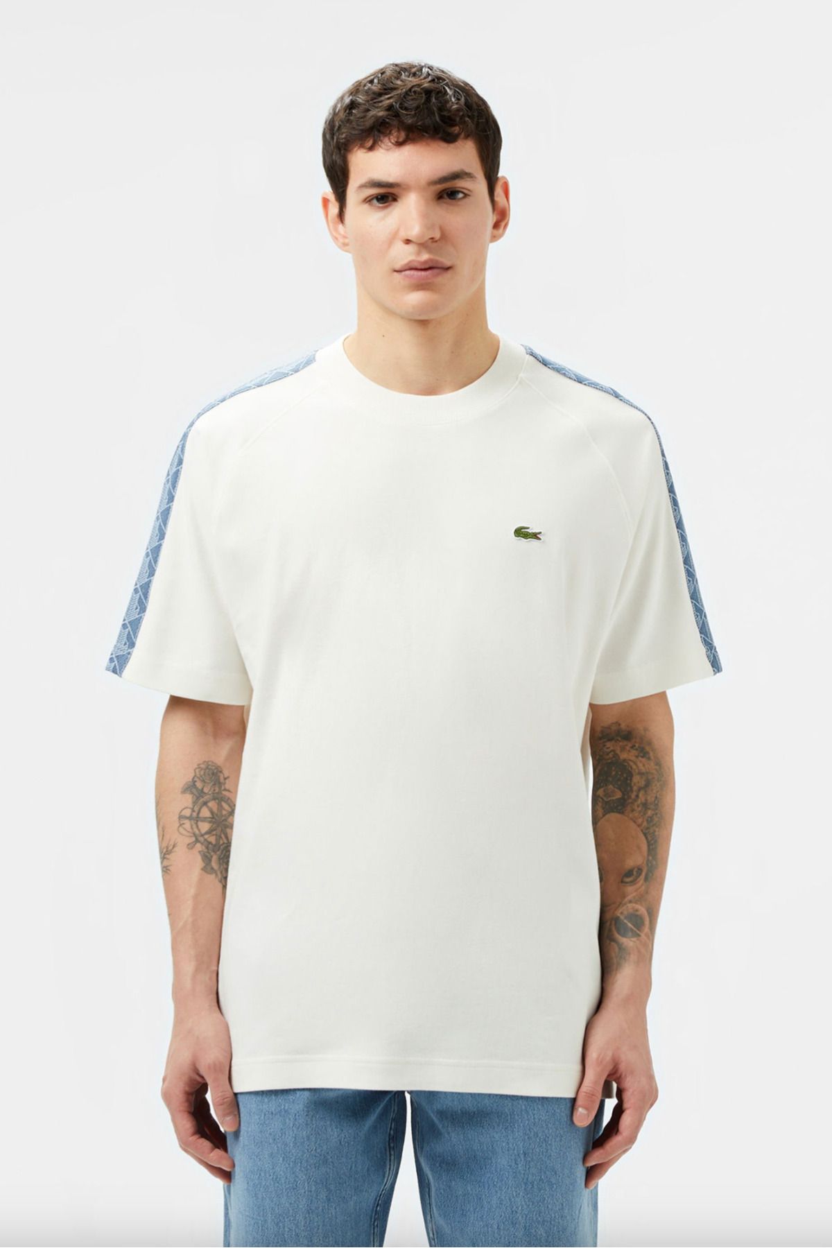 Lacoste Men's Oversize Fit Crew Neck T-Shirt