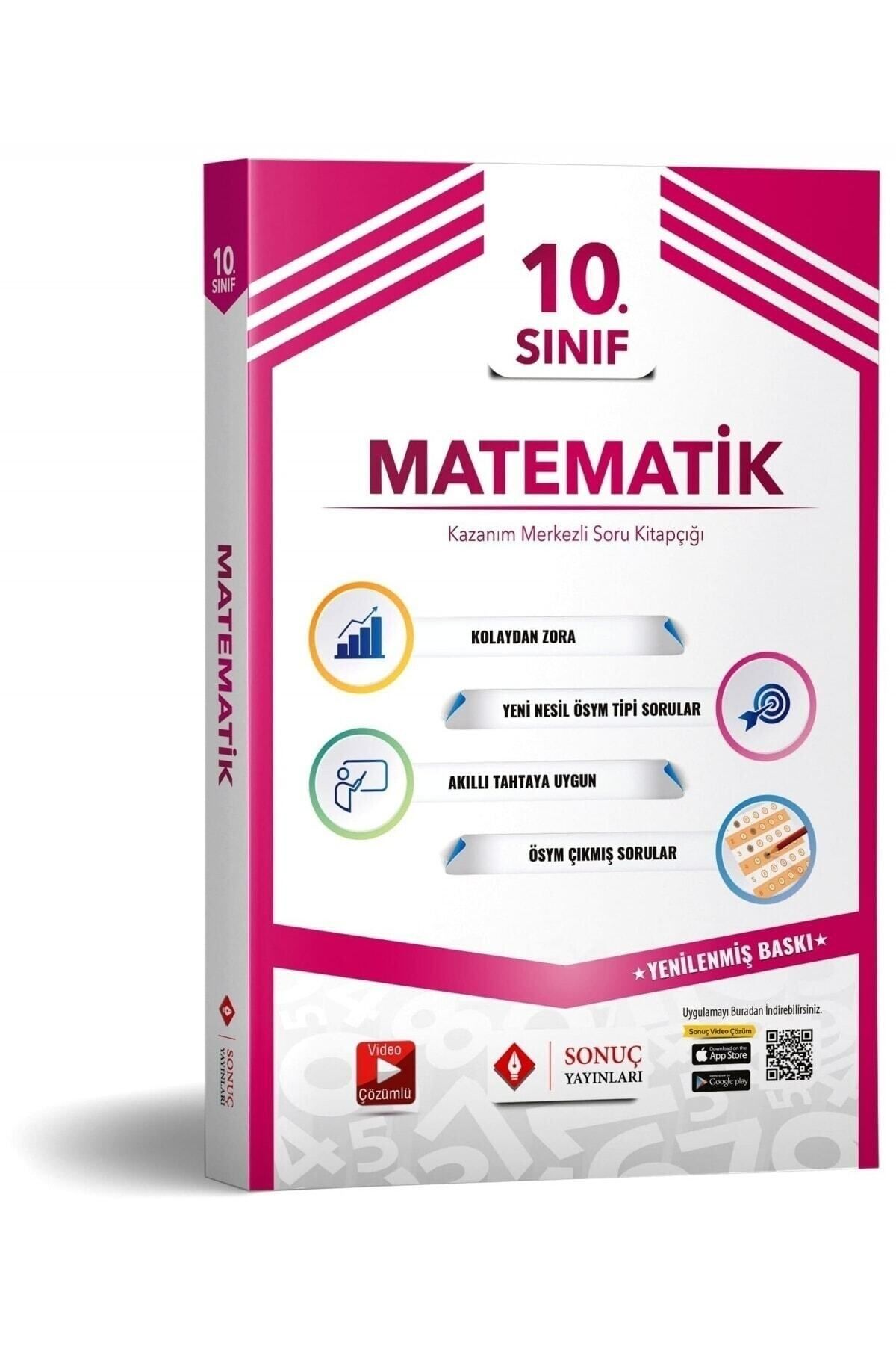 Sonuç Yayınları Sonuç 10. Sınıf Matematik Set Kazanım Merkezli Soru Kitapçığı Yeni
