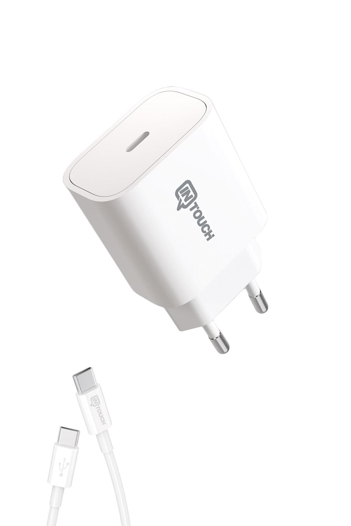 İntouch 20w Usb-c Hızlı Şarj Adaptörü Ve Usb-c Kablo