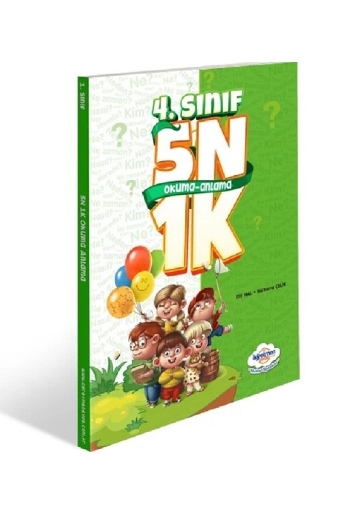 Öğretmen Evde Öğretmen Evde Yayınları 4. Sınıf 5n1k Okuduğunu Anlama Kitabı