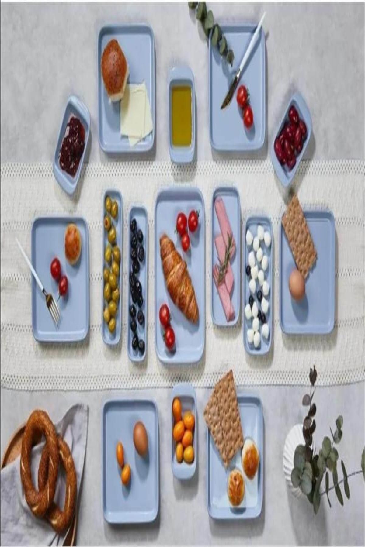 Nextpage Mokka 15 Parça Kare Kahvaltı Seti