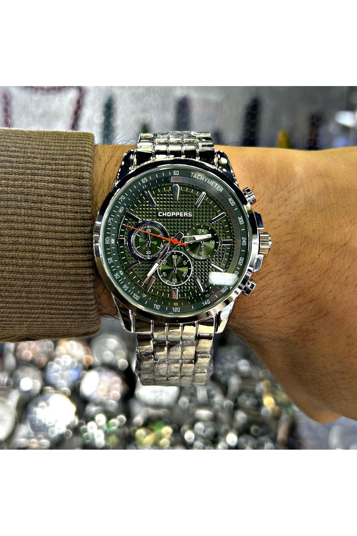 Choppers Çelik Erkek Kol Saati Su Geçirmez Satıcı Garantili