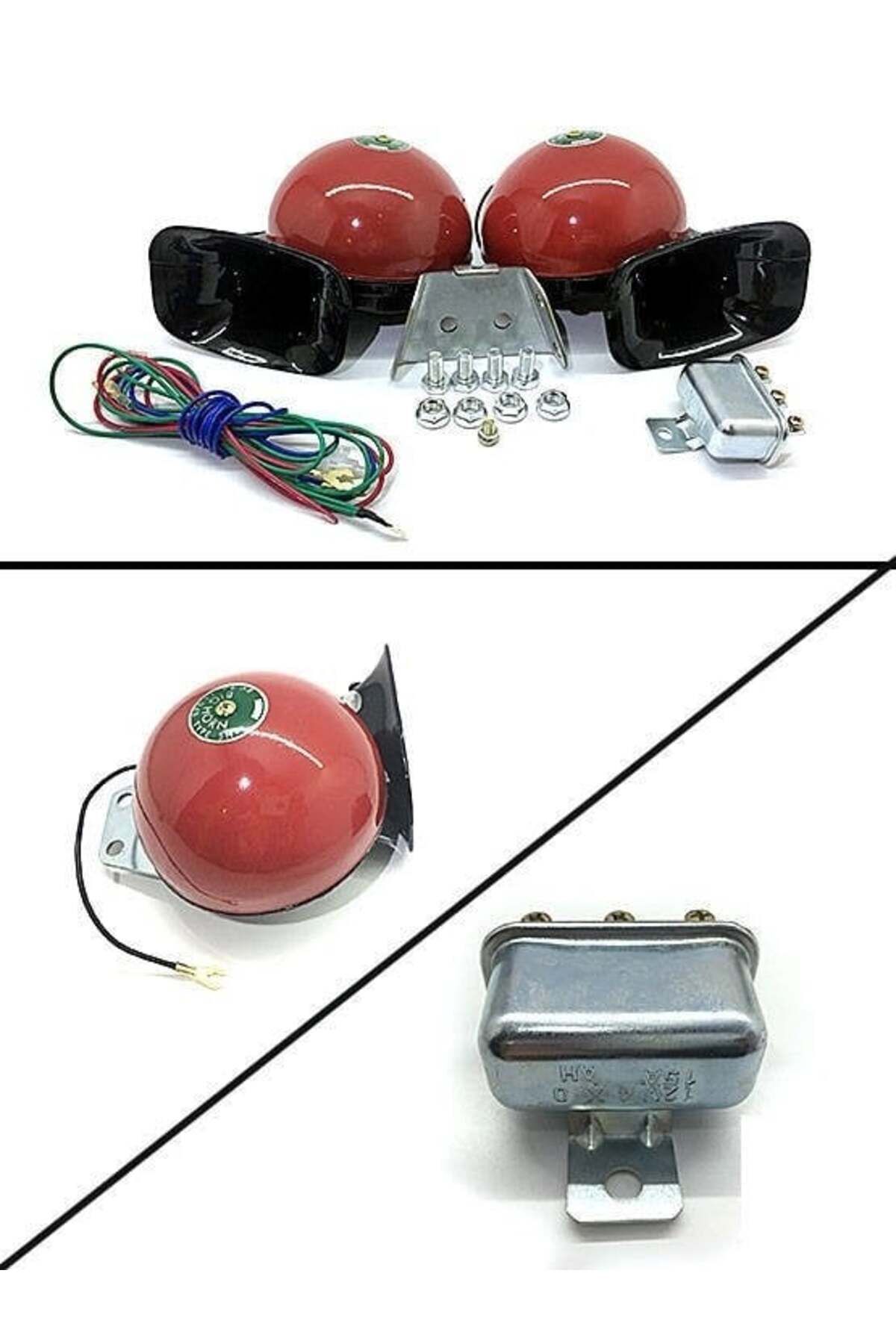 AEM Oscar Çat Çat Korna Mitsuba Tip 12volt Volt Bighorn