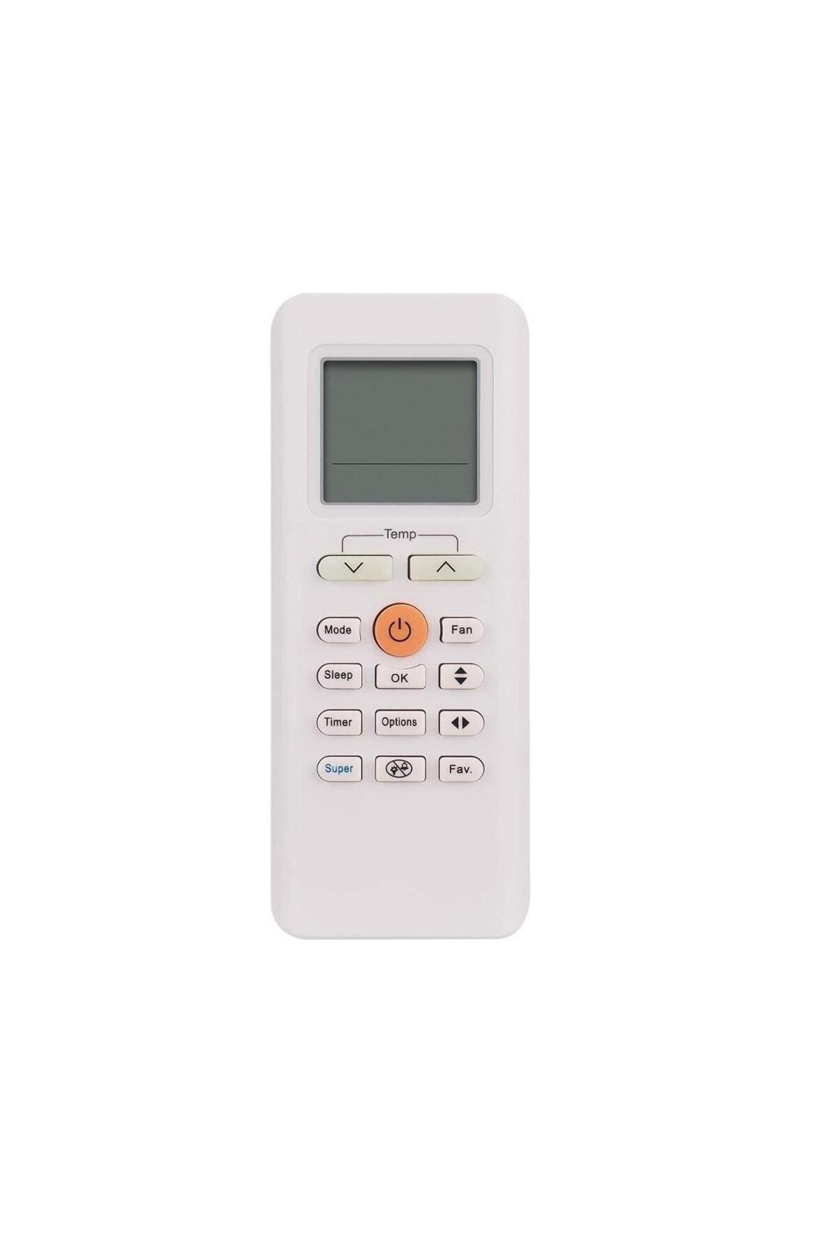 TAYFUN Midea Type:RG70C/BGEF İle Uyumlu Klima Kumandası