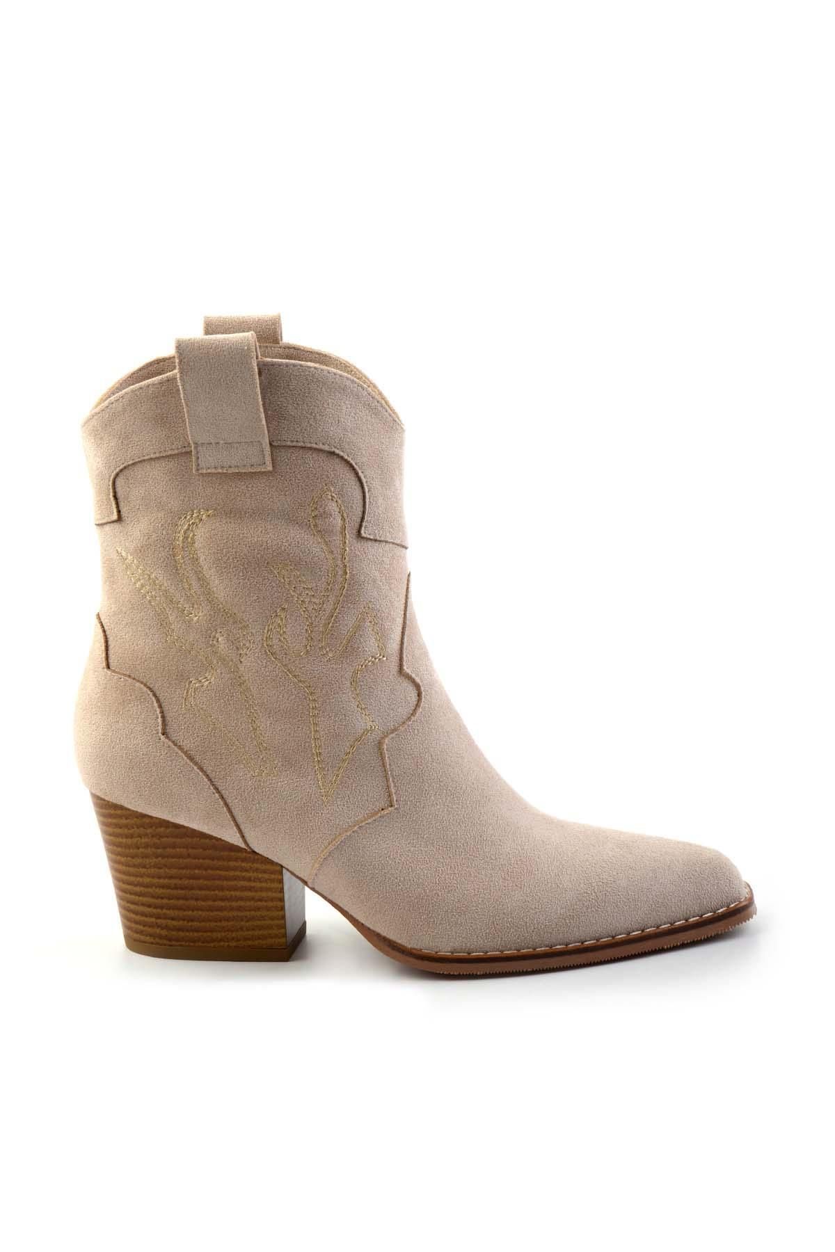Bambi Bej Kadın Bot & Bootie K02055012002