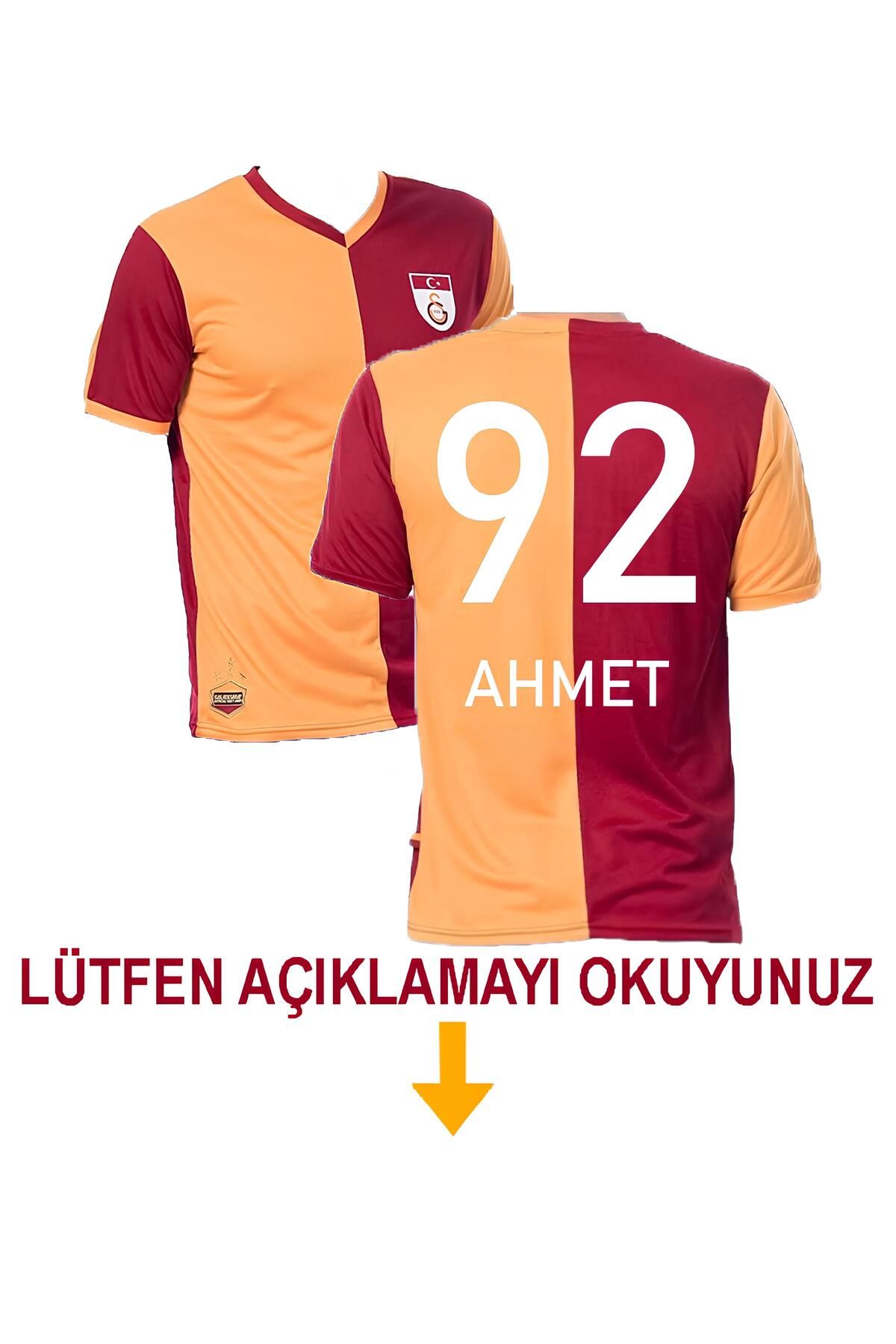 Galatasaray Lisanslı Kişiye Özel İsim ve Numara Baskılı Forma