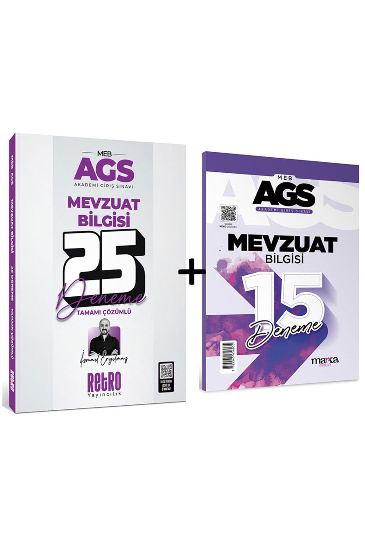 RETRO YAYINCILIK 2025 MEB AGS MEVZUAT BİLGİSİ 25 'Lİ DENEME Tamamı Çözümü Retro Yayınları +15 Deneme Marka Yayınları