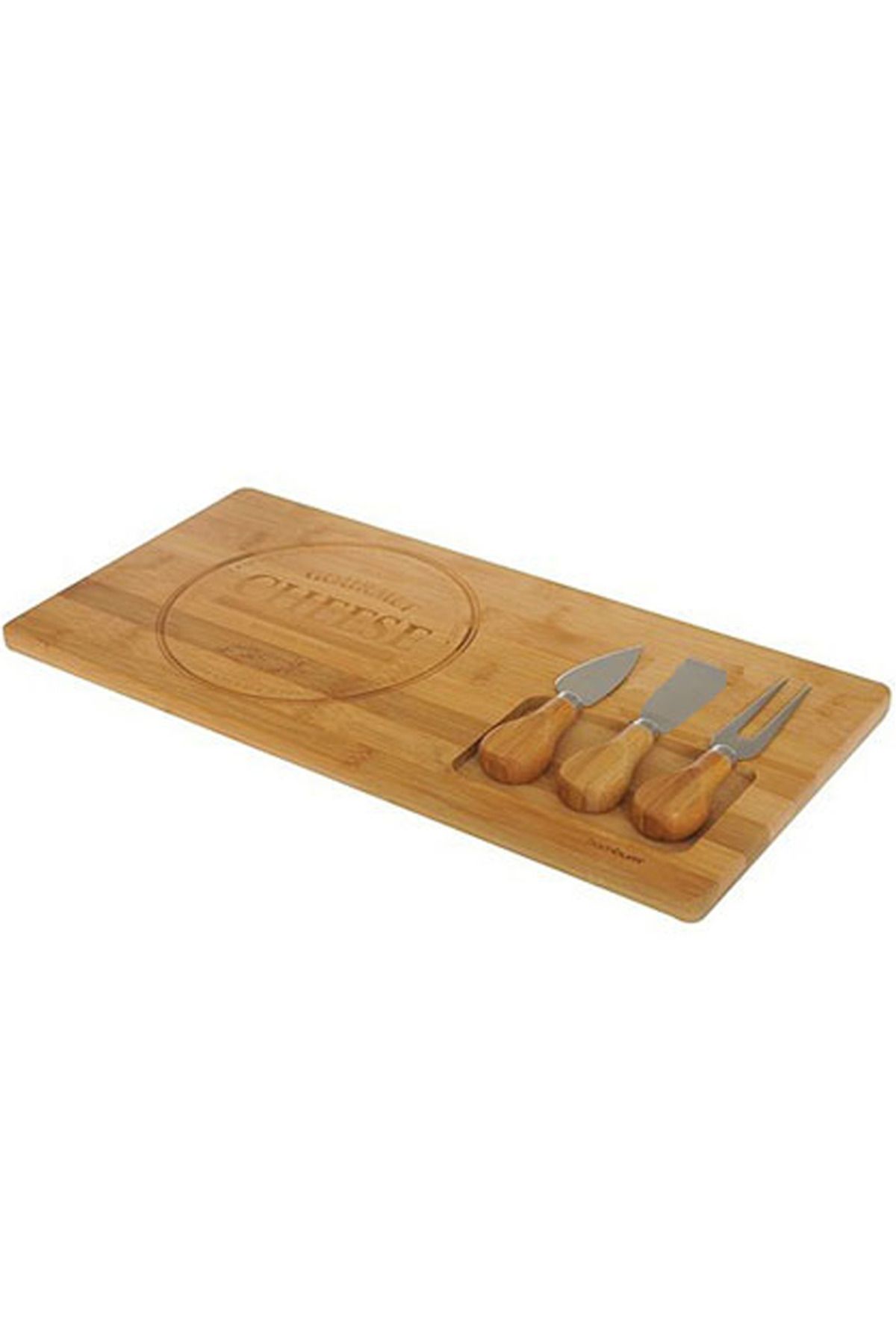 BALSA Bambu Peynir Sunum Tepsi Seti Blsps3819