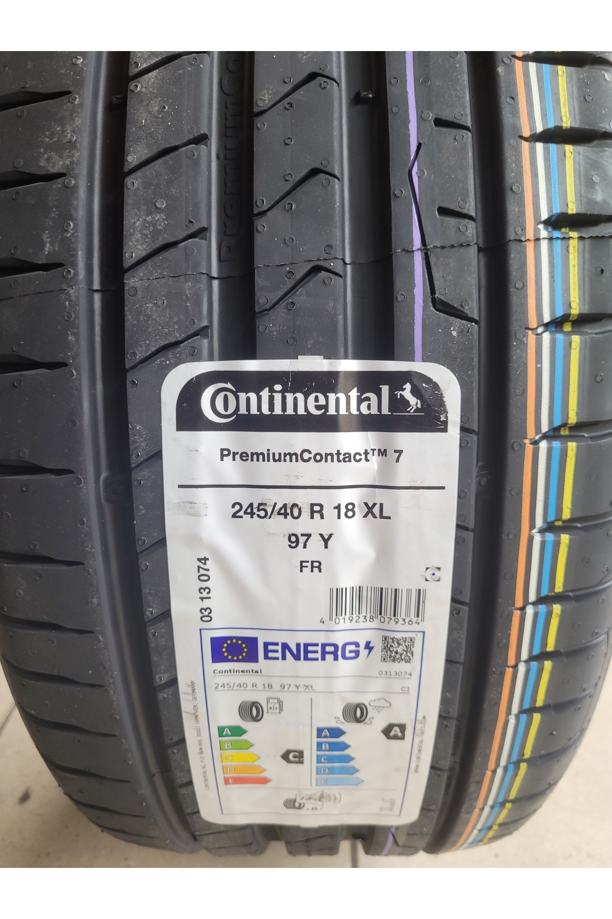 245/40R18 Premium Contact7 97Y XL FR Set Olarak (4 Adet ) 2025 Üretim 