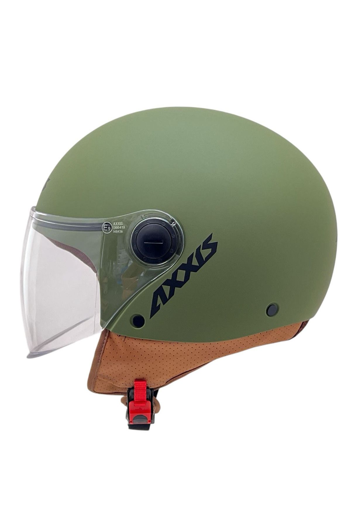 Axxis AXXİS SQUARE YARIM KASK SOLİD MAT YEŞİL