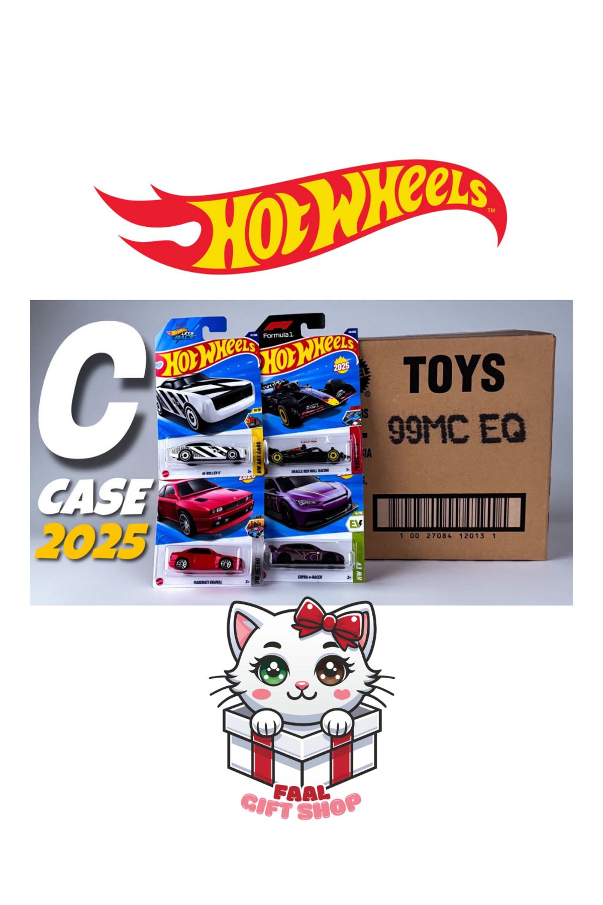 HOT WHEELS 2025 C Case Orijinal Kapalı Koli