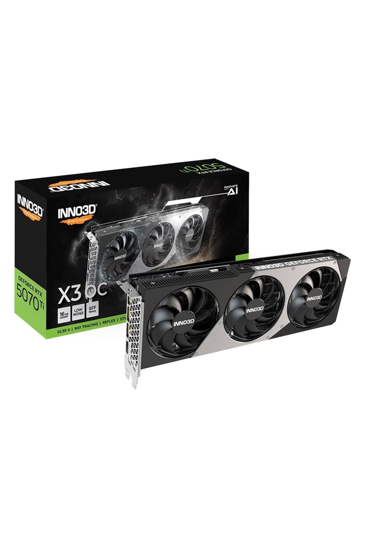 INNO3D Geforce Rtx 5070 Ti X3 Oc 16gb Dlss 4 256 Bit Gddr7 Ekran Kartı