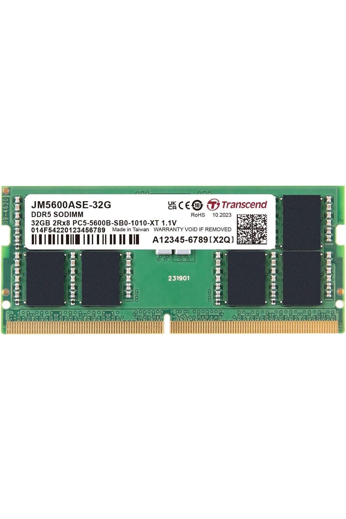 Genel Markalar htsp JM5600ASE-32G 32GB DDR5 5600Mhz CL46 1.1V Notebook Ram şmd al 1122015