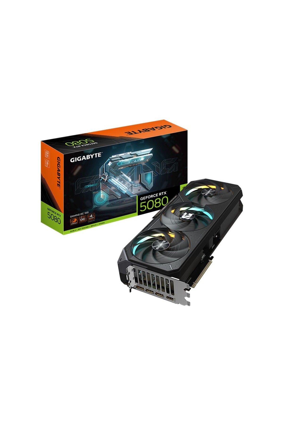 Gigabyte Geforce Rtx 5080 Gamıng Oc 16g Gddr7 16gb 256bit Dlss 4 Nvıdıa Gv-n5080gamıng Oc-16gd Ekran