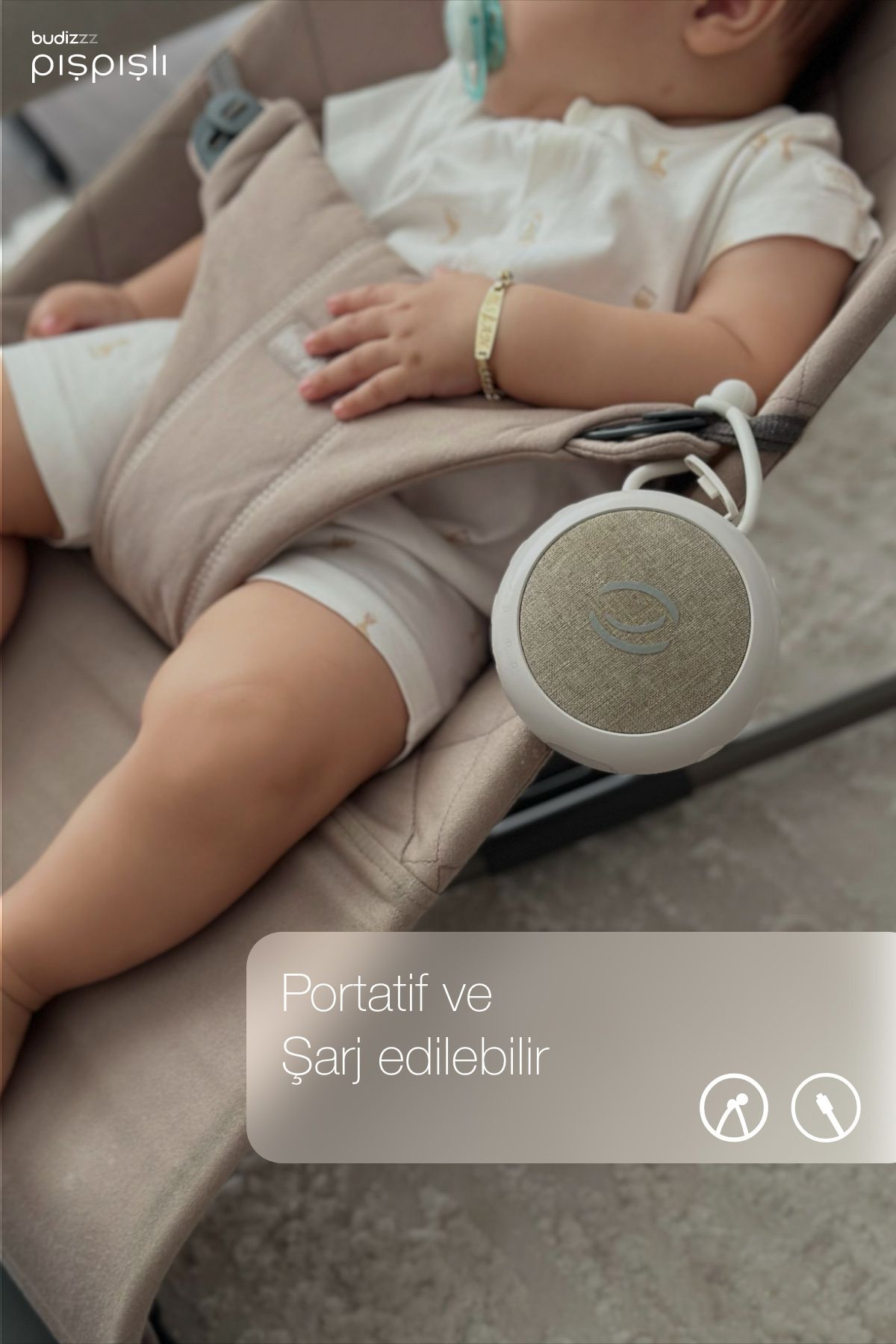 Budizzz Budizzz Beyaz Gürültü Cihazı | Bebek Uyku Arkadaşı