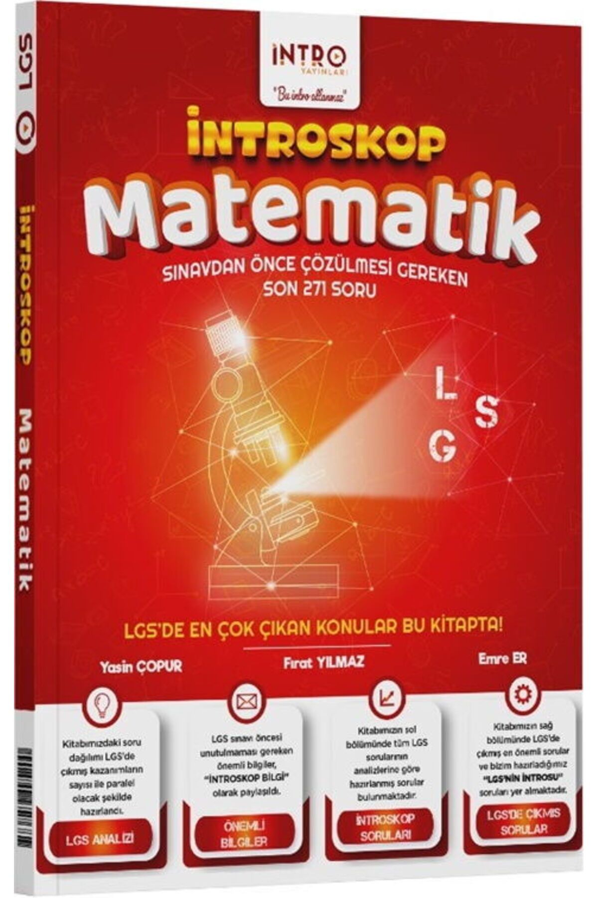 İntro Yayınları İntro Yayınları 8. Sınıf LGS Matematik İntroskop Soru Bankası