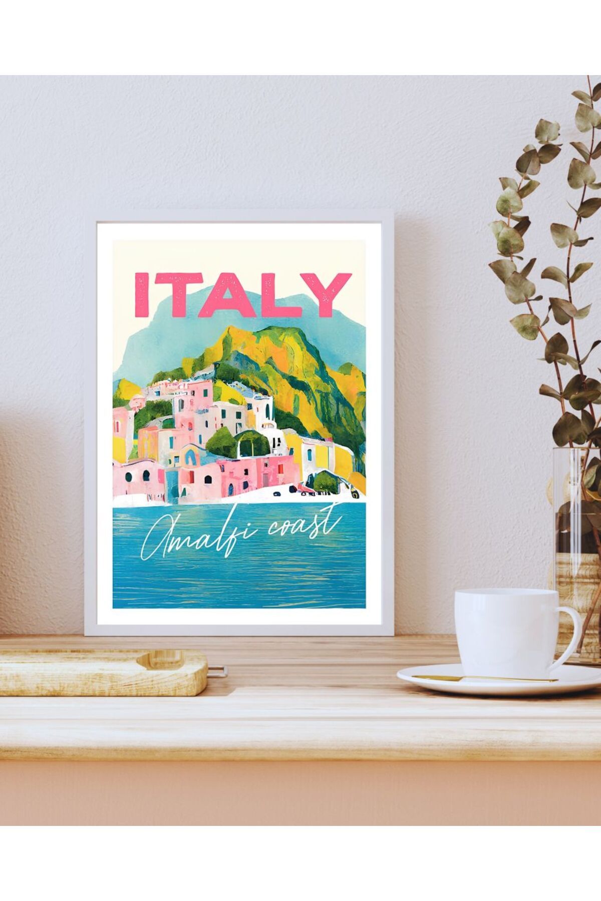 Arthopia Italy Trip Pinterest Poster Çerçeveli Sanatsal Tasarım Tablo