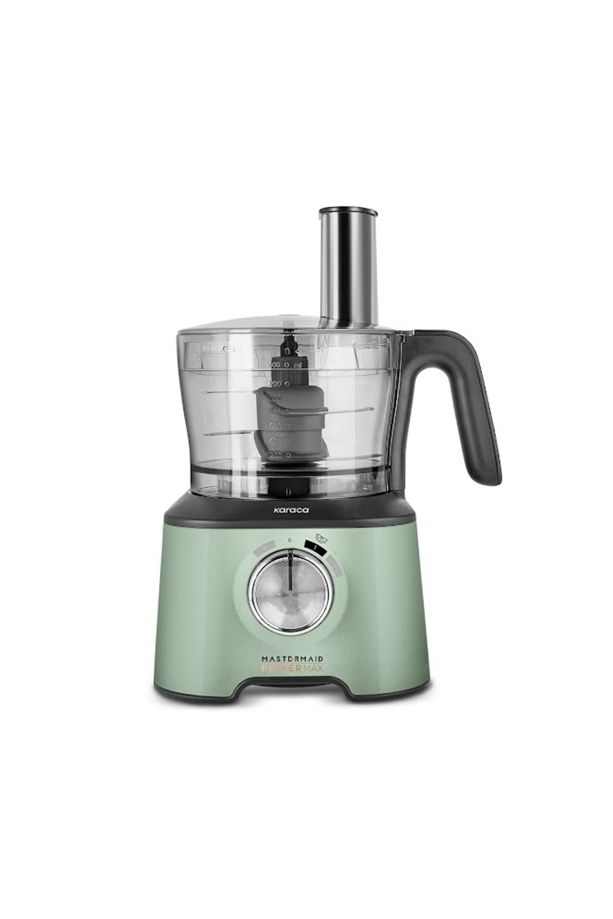 Karaca Mastermaid Power Max 11 in 1 Mutfak Robotu Soft Green 2500W