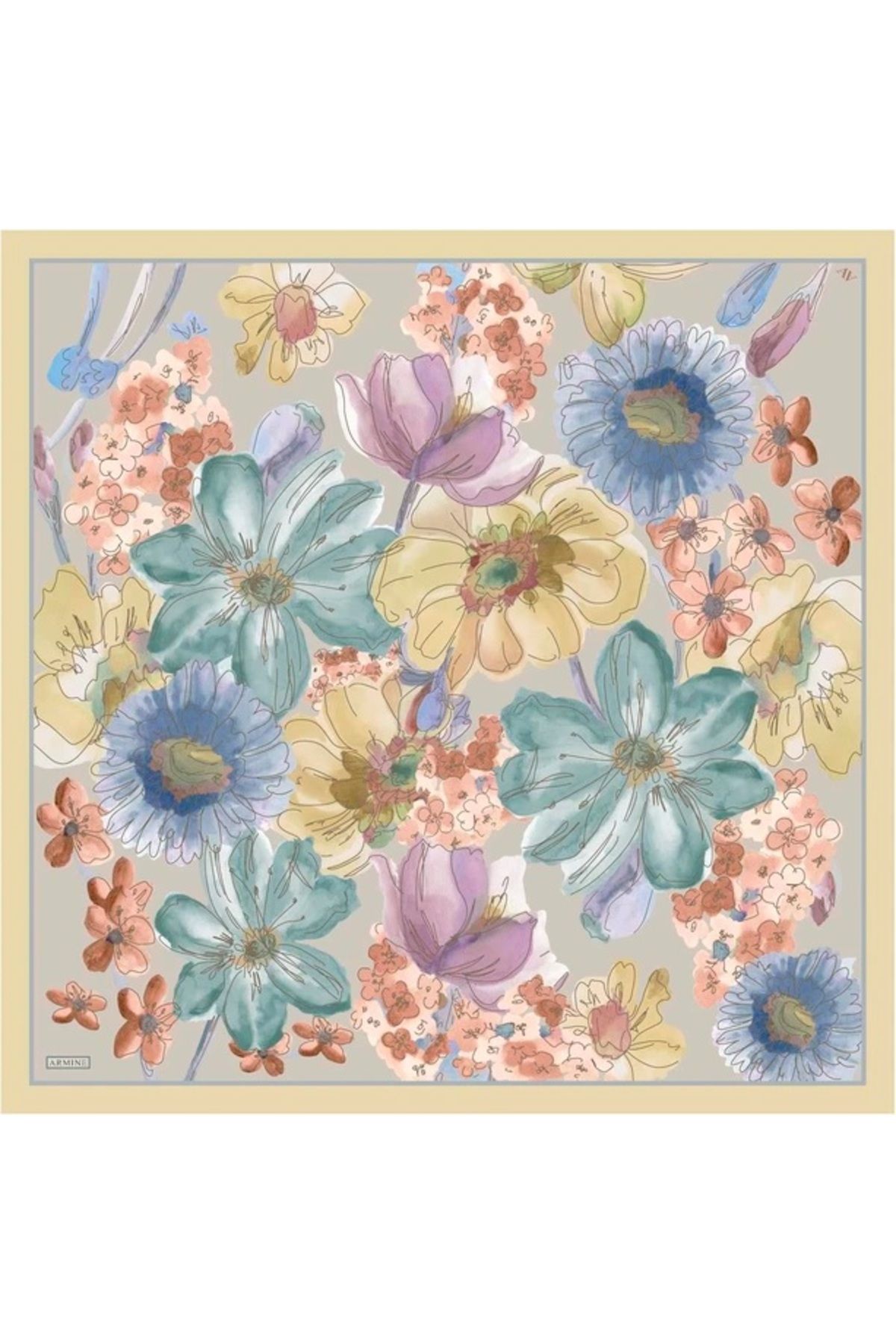 Armine 06 Twill Ipek Eşarp 9318d