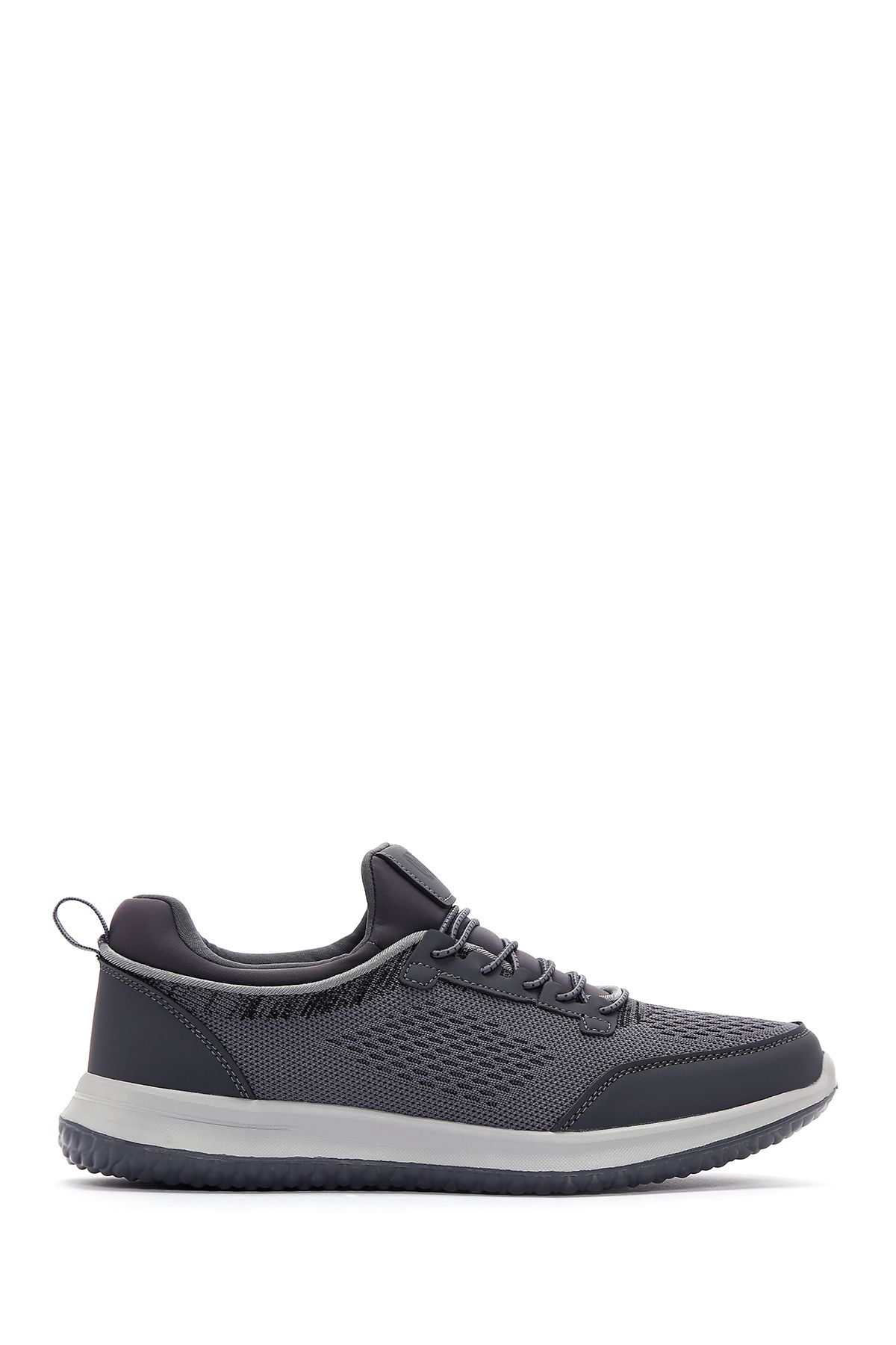 Derimod Zero Erkek Gri Bağcıklı Kalın Tabanlı Kumaş Sneaker 25sfd69046f